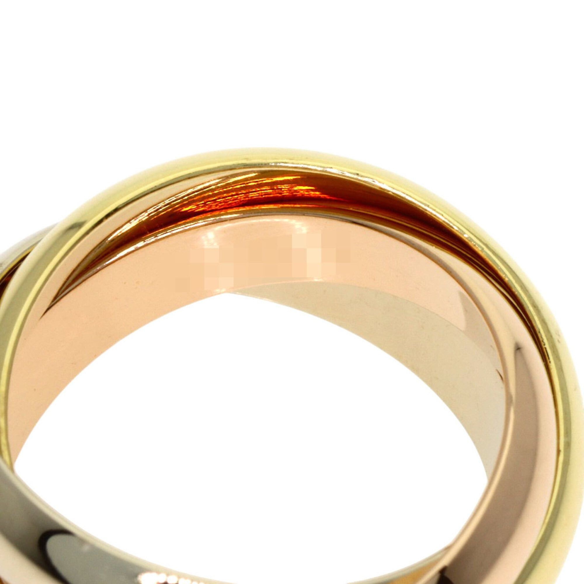 Cartier Cartier Trinity MM #49 Ring, 18K Yellow Gold/18K Pink White Gold, Women's. Size ONE SIZE - 4 Thumbnail