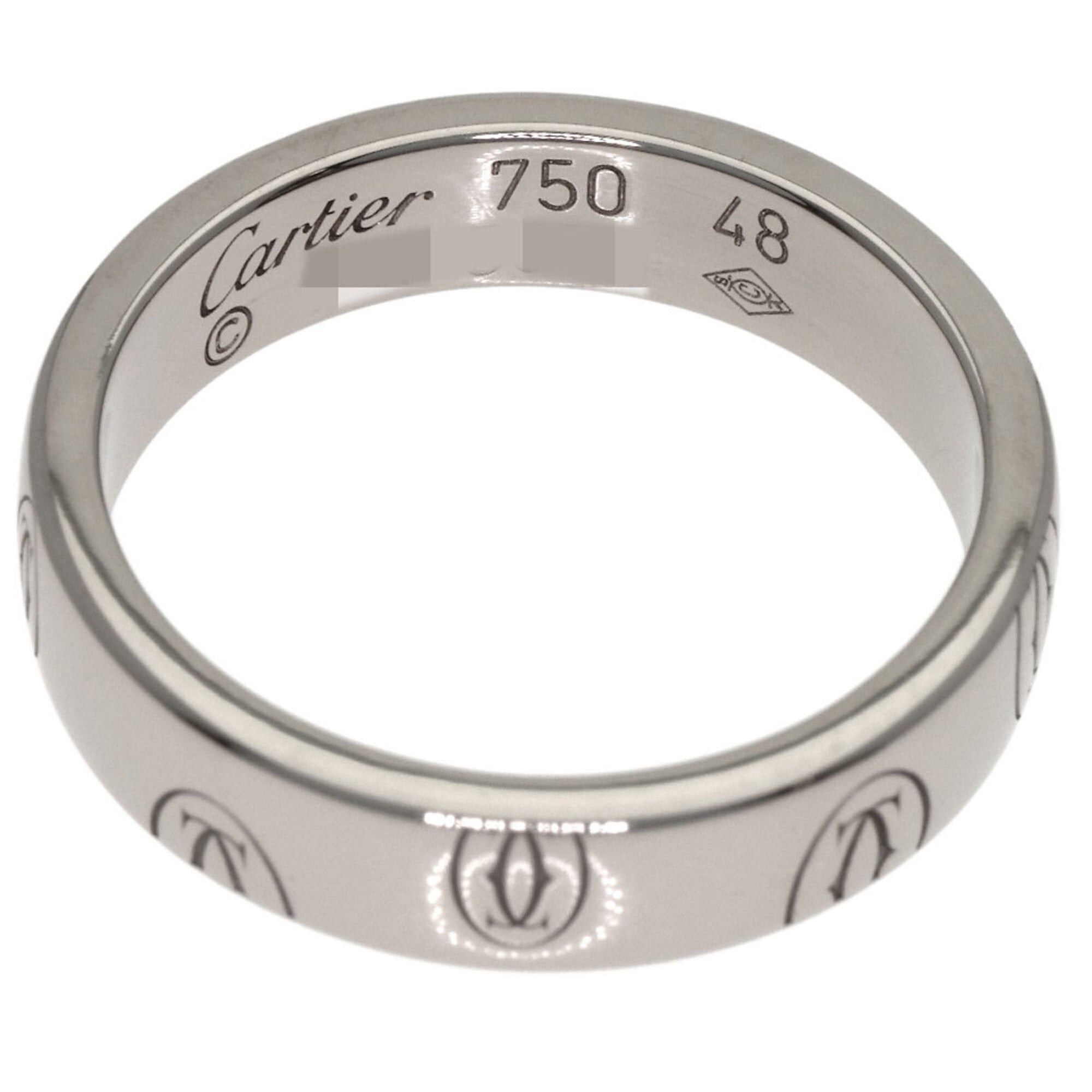 Cartier Cartier Happy Birthday #48 Ring, 18K White Gold, Women's, CARTIER Size ONE SIZE - 4 Thumbnail