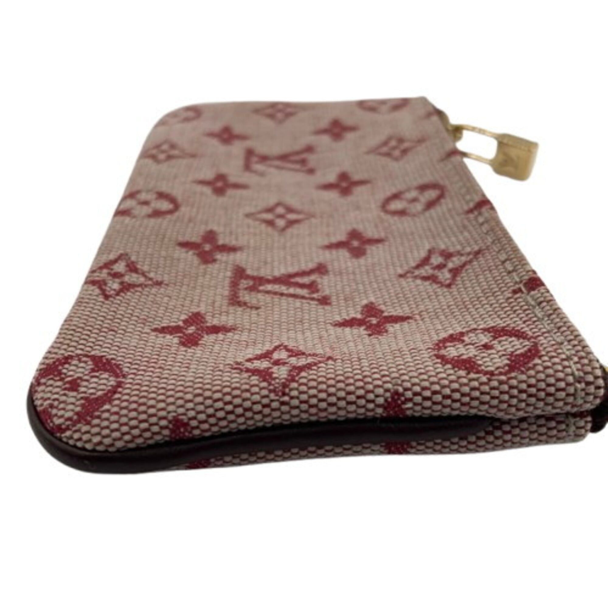 Louis Vuitton Louis Vuitton Pochette Clé Monogram Mini Lin M92237 Wallet Size ONE SIZE - 5 Thumbnail