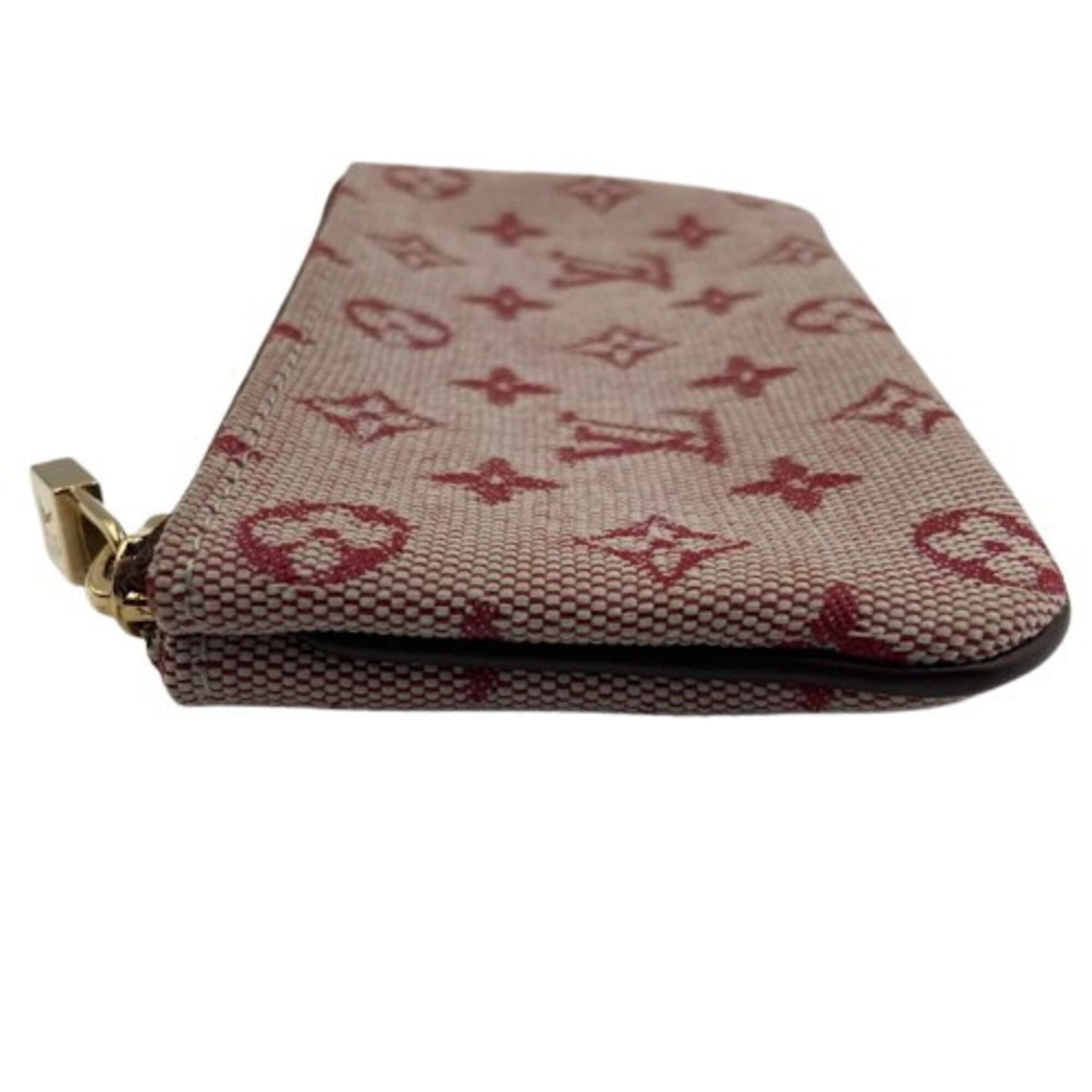 Louis Vuitton Louis Vuitton Pochette Clé Monogram Mini Lin M92237 Wallet Size ONE SIZE - 4 Thumbnail