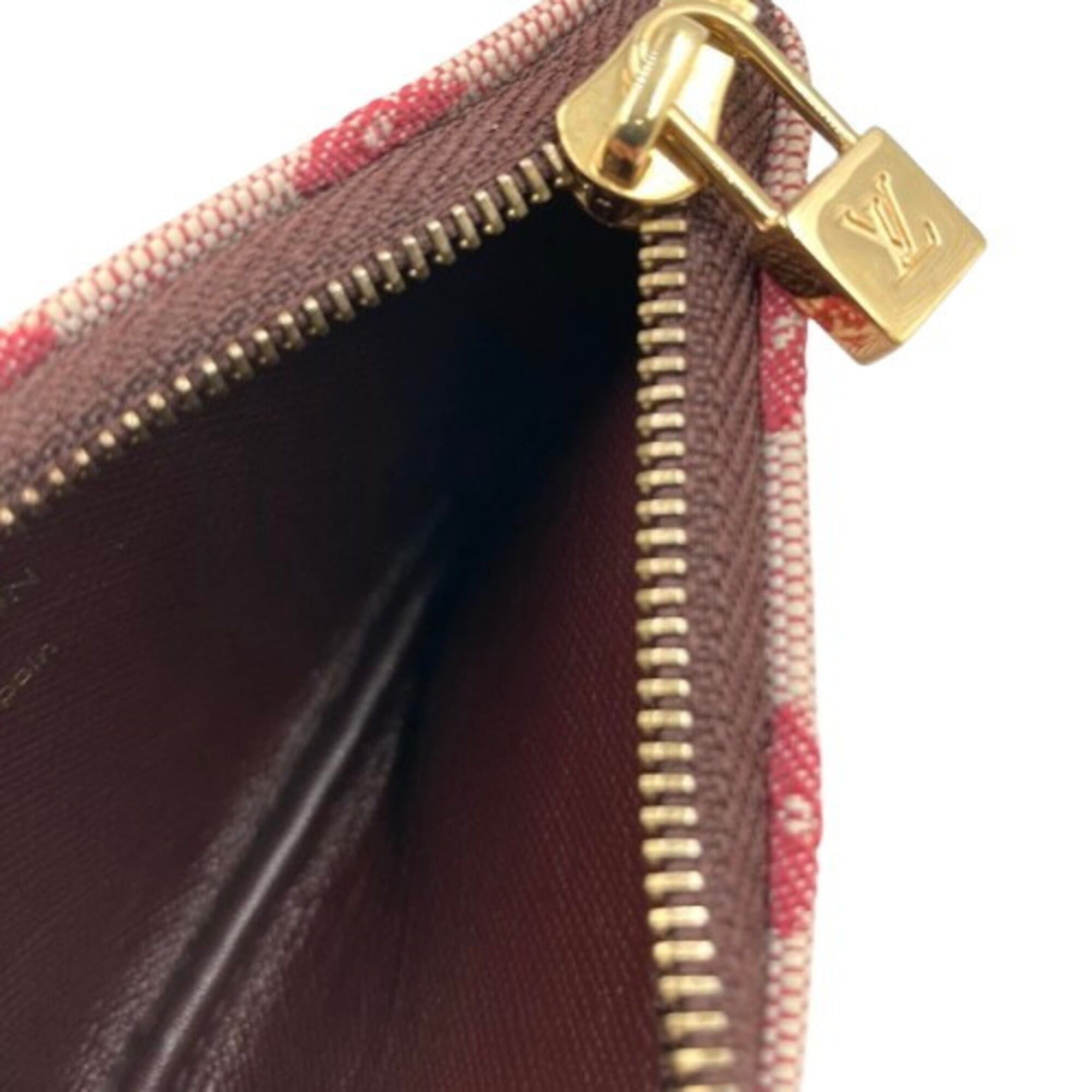 Louis Vuitton Louis Vuitton Pochette Clé Monogram Mini Lin M92237 Wallet Size ONE SIZE - 3 Thumbnail