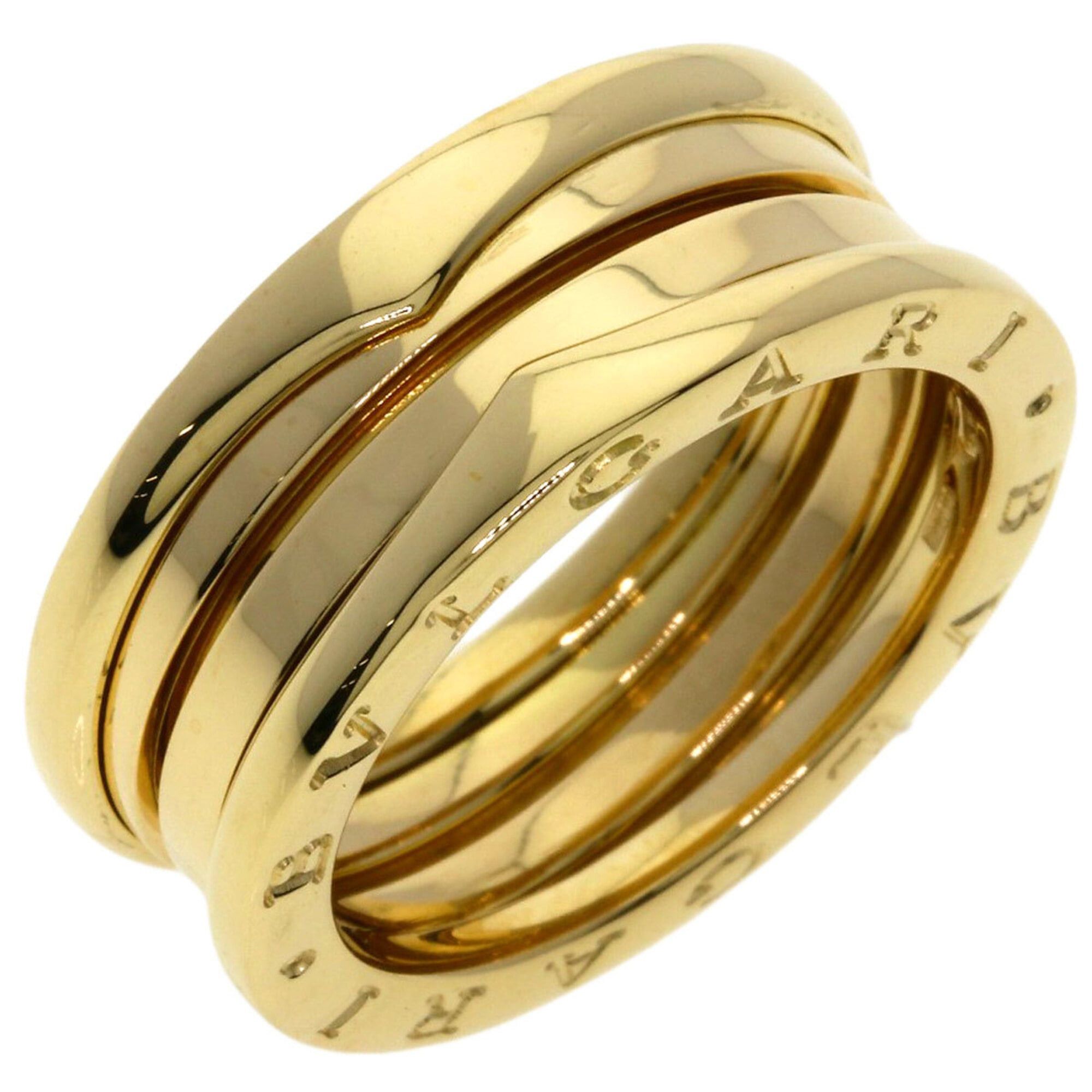 Bvlgari BVLGARI B-zero1 2-band ring #58, 18K yellow gold, women's. Size ONE SIZE - 2 Thumbnail