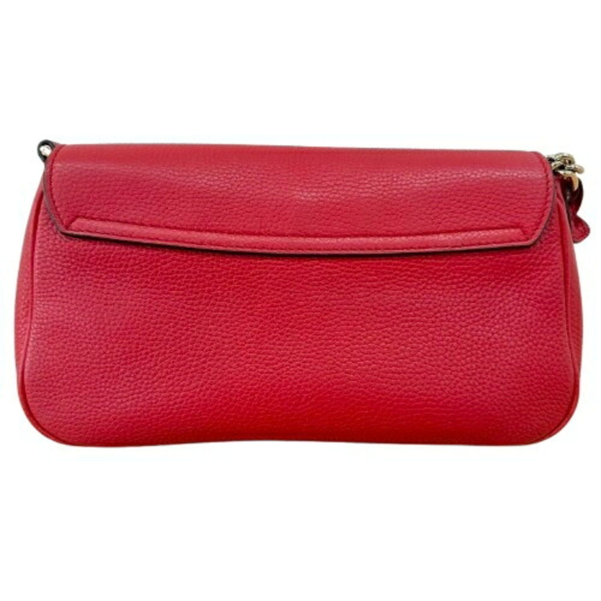 Gucci GUCCI Soho Chain Shoulder Bag, Interlocking, 536224, Leather, Red, Women's Size ONE SIZE - 2 Thumbnail