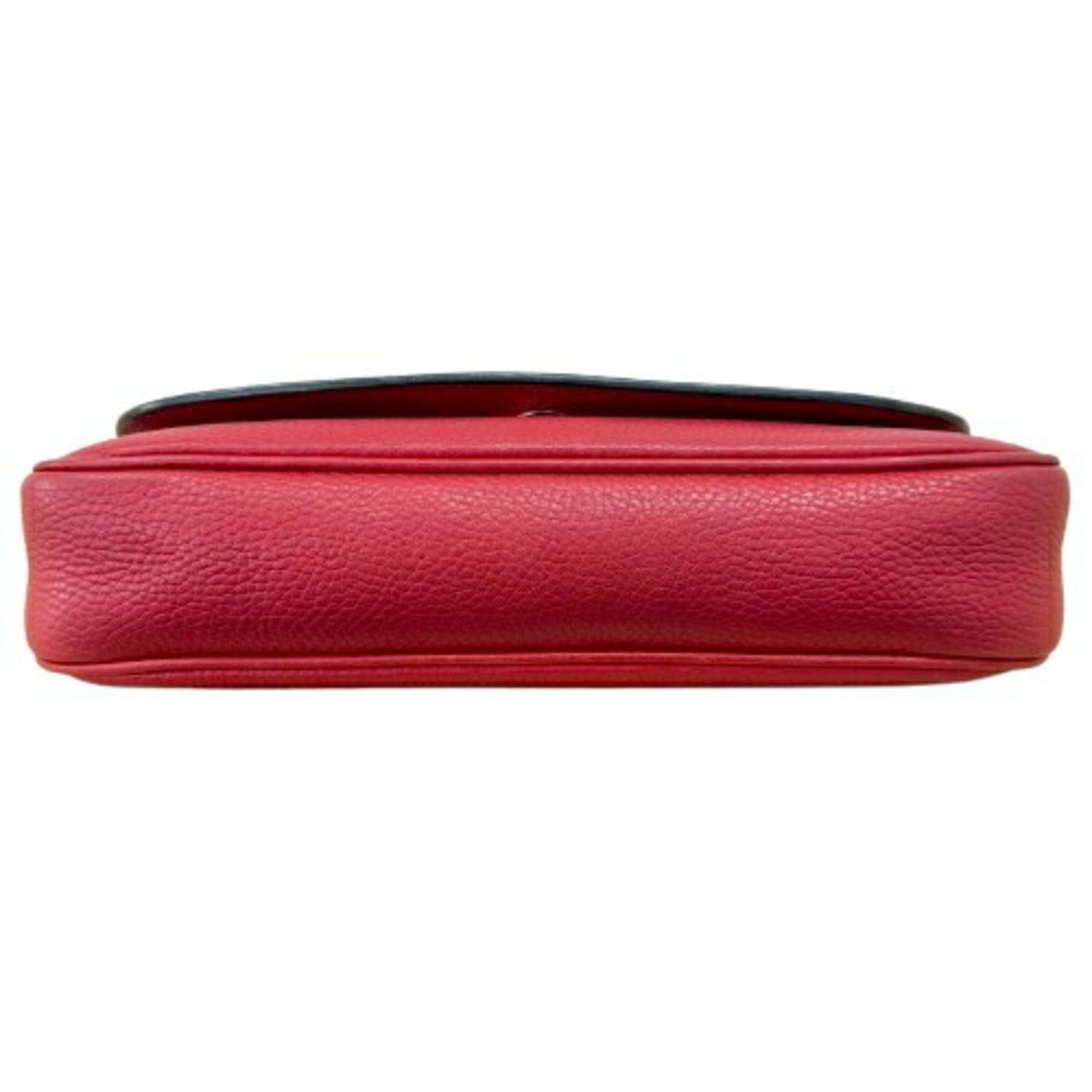 Gucci GUCCI Soho Chain Shoulder Bag, Interlocking, 536224, Leather, Red, Women's Size ONE SIZE - 5 Thumbnail