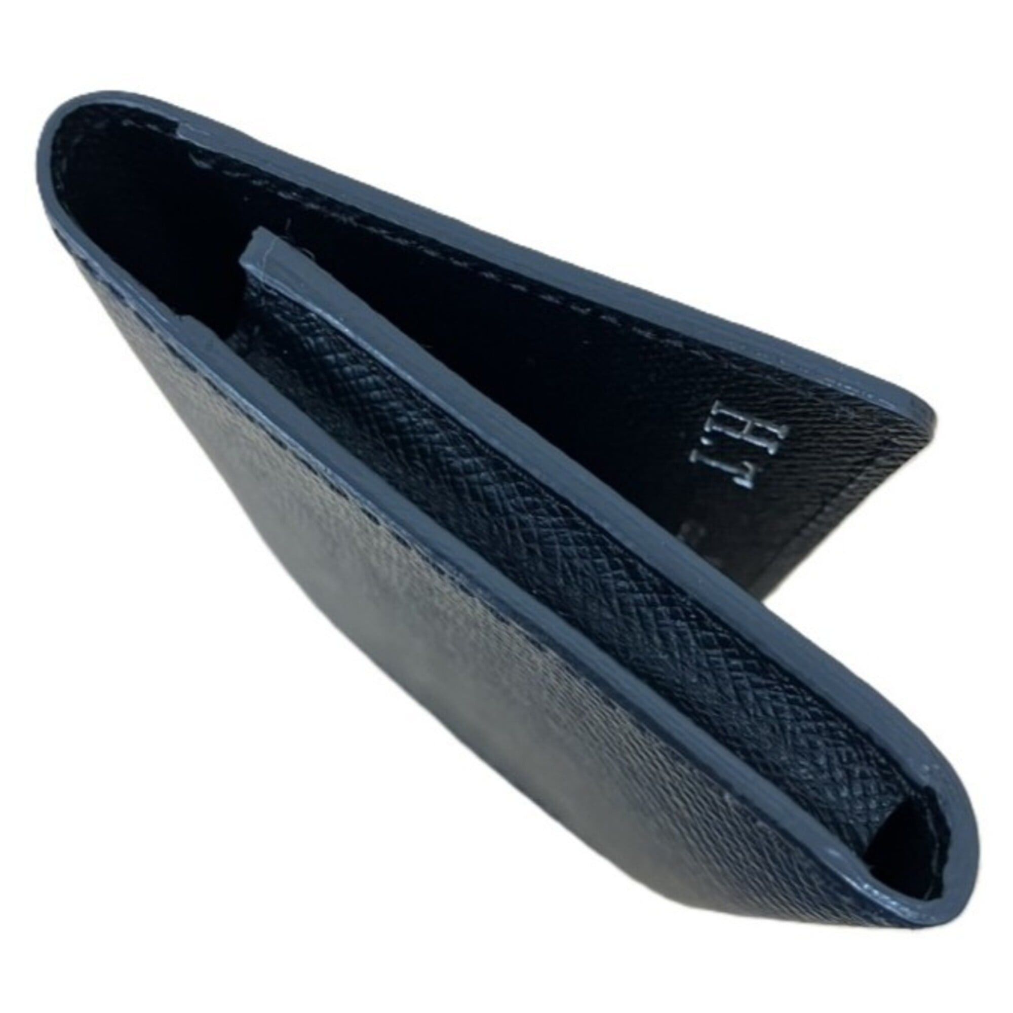 Louis Vuitton Louis Vuitton M30922 Card Case, Black, with Initials Size ONE SIZE - 5 Thumbnail