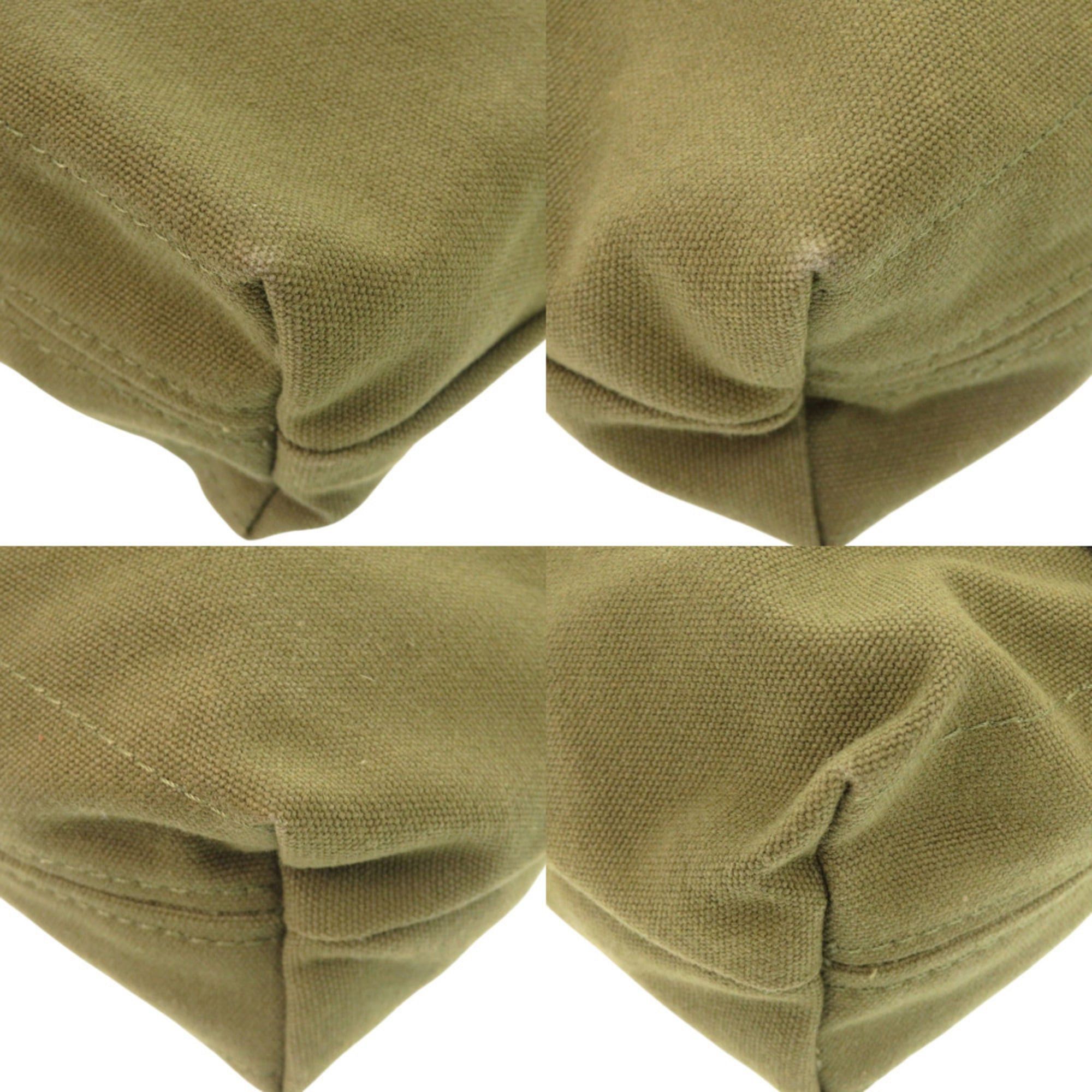 Hermes Excellent condition Hermes Fourre-Tout Cabas cotton khaki tote bag 0036HERMES Size ONE SIZE - 4 Thumbnail