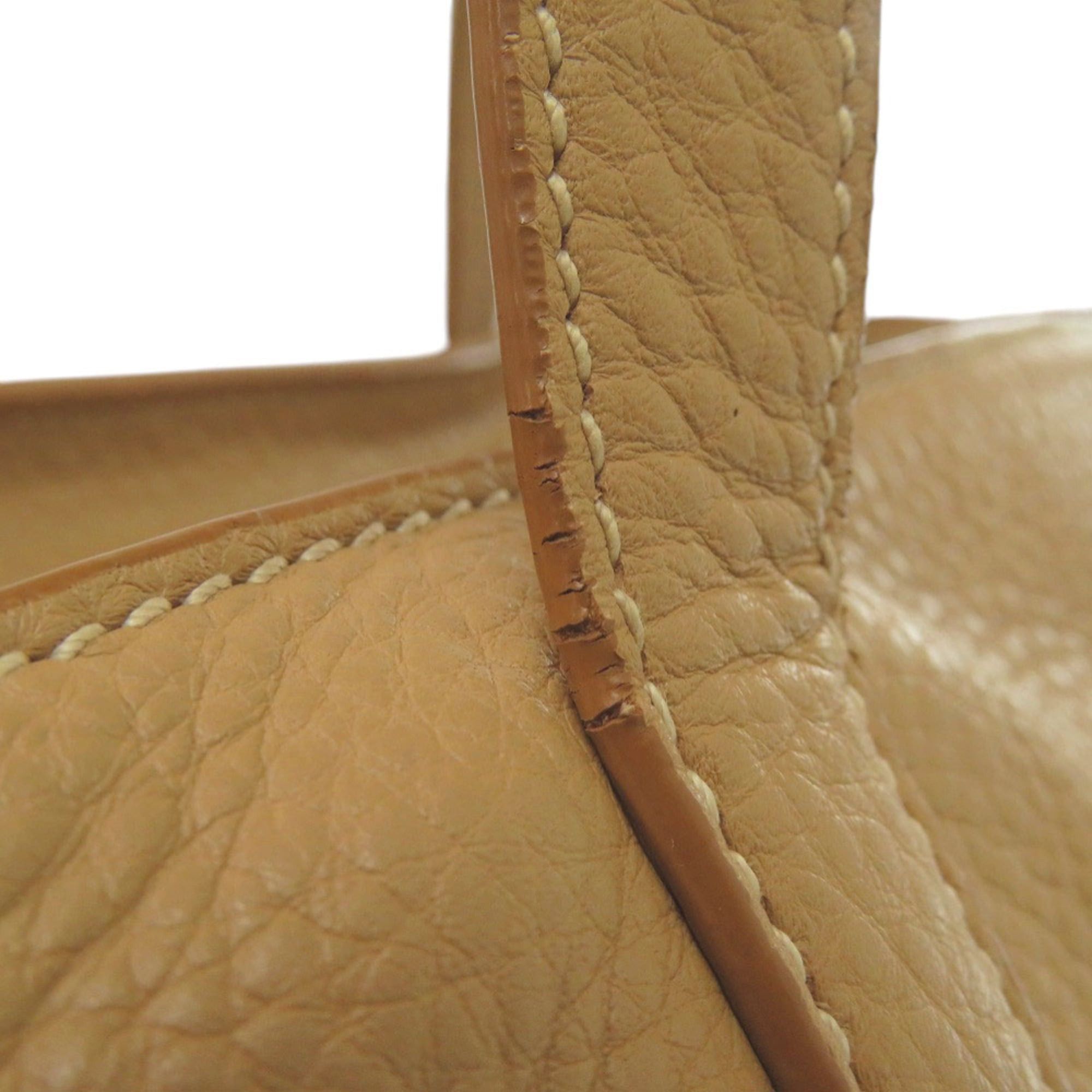Prada Excellent condition Prada Vitello Daino BR4711 tote bag/one-shoulder bag with gold hardware, brown leather. (0207PRADA) Size ONE SIZE - 8 Thumbnail