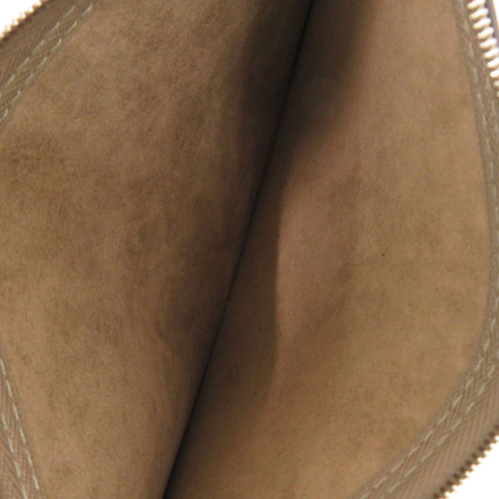 Louis Vuitton Like New Louis Vuitton Hina MM Pouch, Leather, Brown, LV 1988 LOUIS VUITTON Size ONE SIZE - 4 Thumbnail