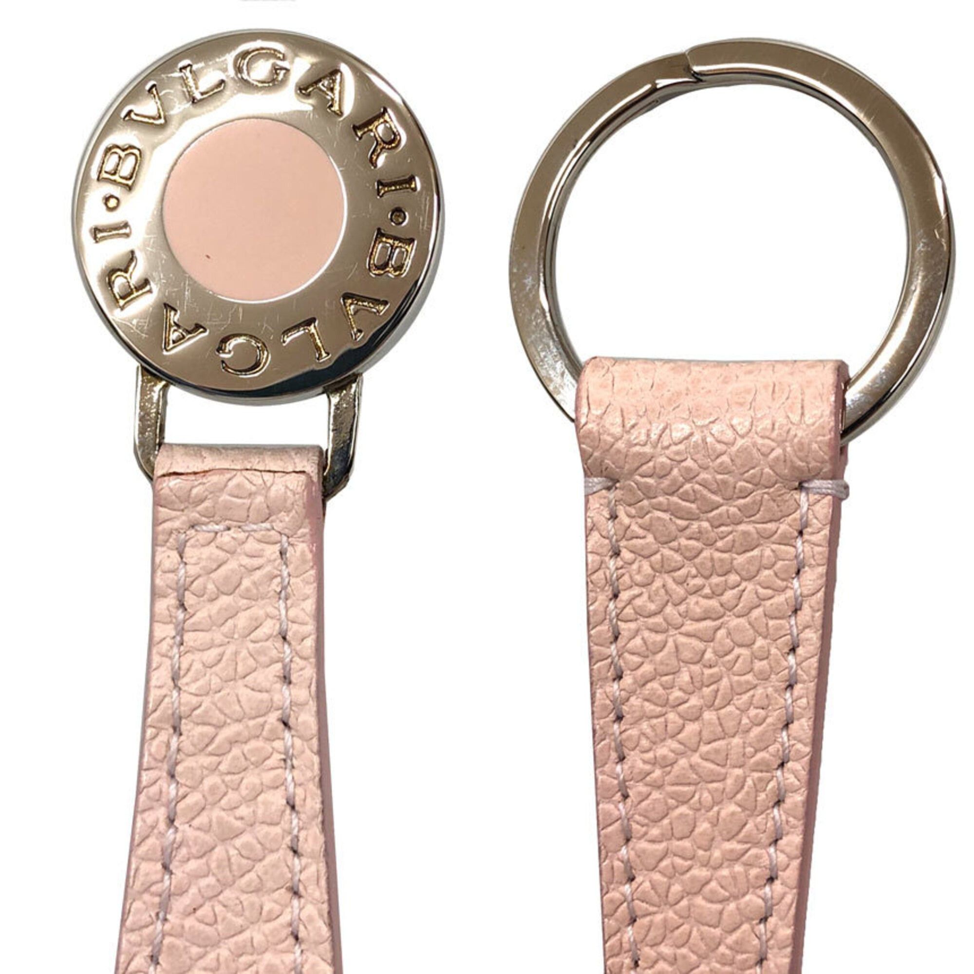 Bvlgari BVLGARI Bulgari BB Keyring 24847 Keychain Pink x Silver Size ONE SIZE - 3 Thumbnail