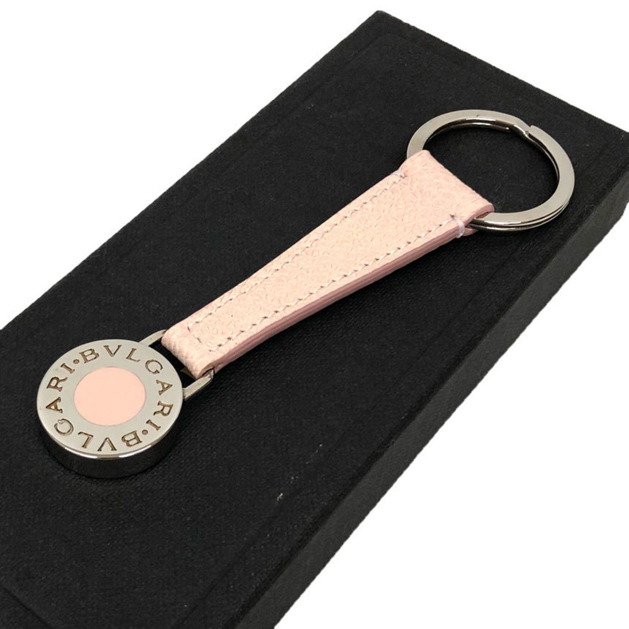 Bvlgari BVLGARI Bulgari BB Keyring 24847 Keychain Pink x Silver Size ONE SIZE - 2 Thumbnail