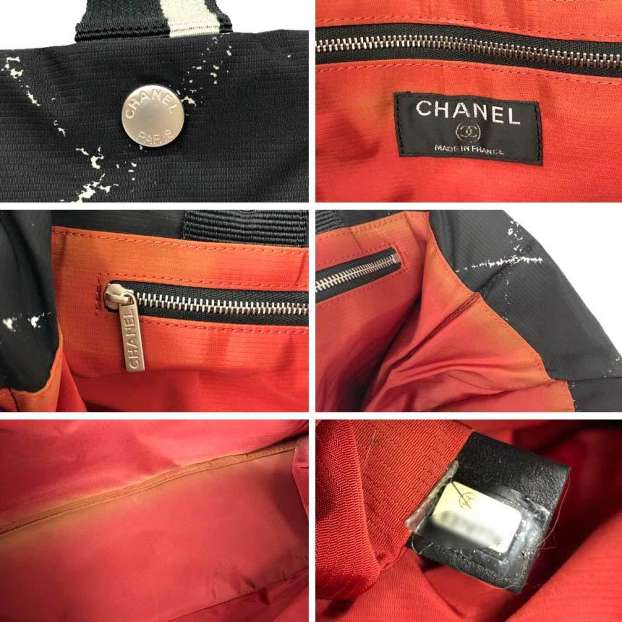 Chanel Chanel Travel Line Tote Bag MM Black (Old Women's) Size ONE SIZE - 3 Thumbnail
