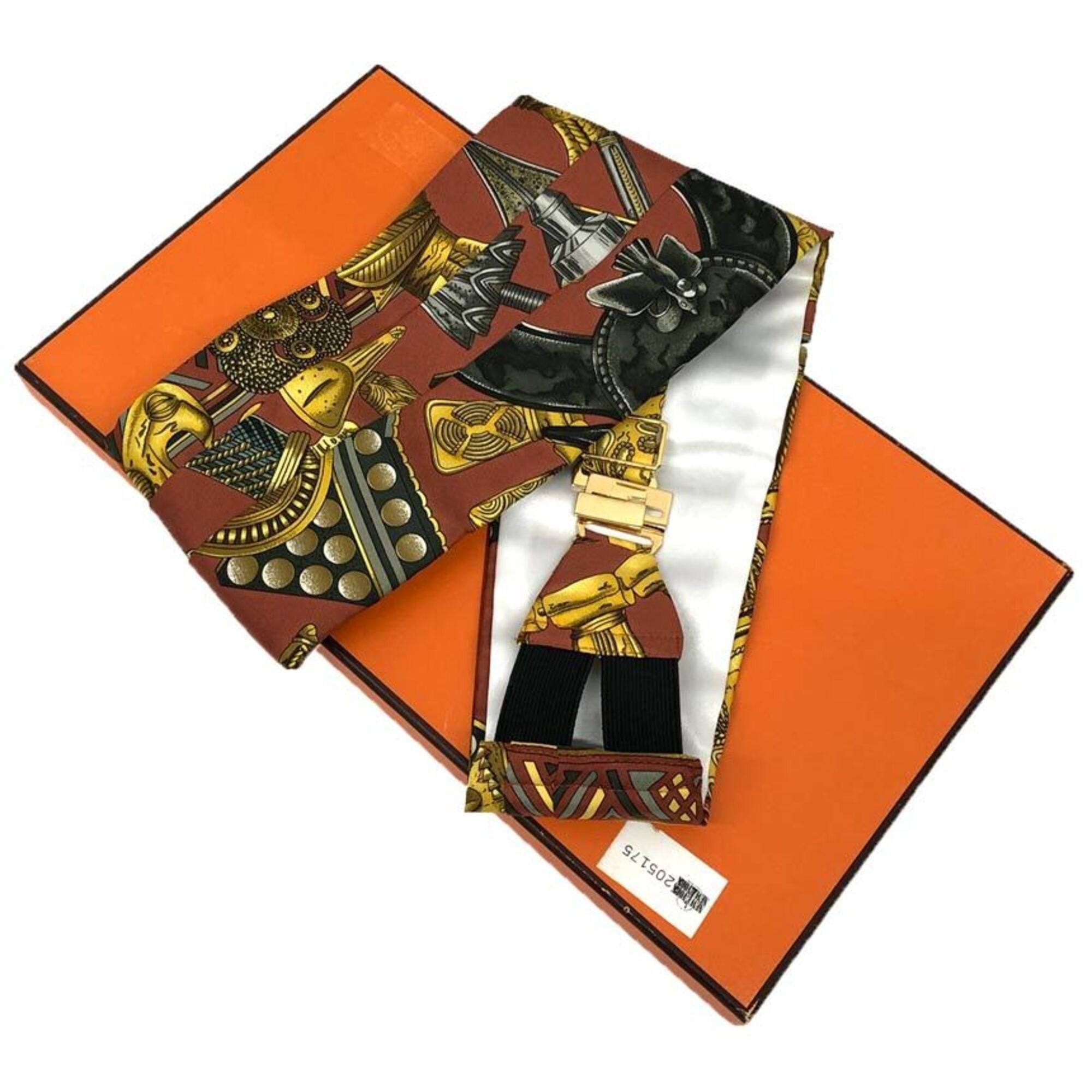 Hermes Hermes sash belt L'OR DES CHEFS (Gold of the Chiefs) Silk Size ONE SIZE - 2 Thumbnail
