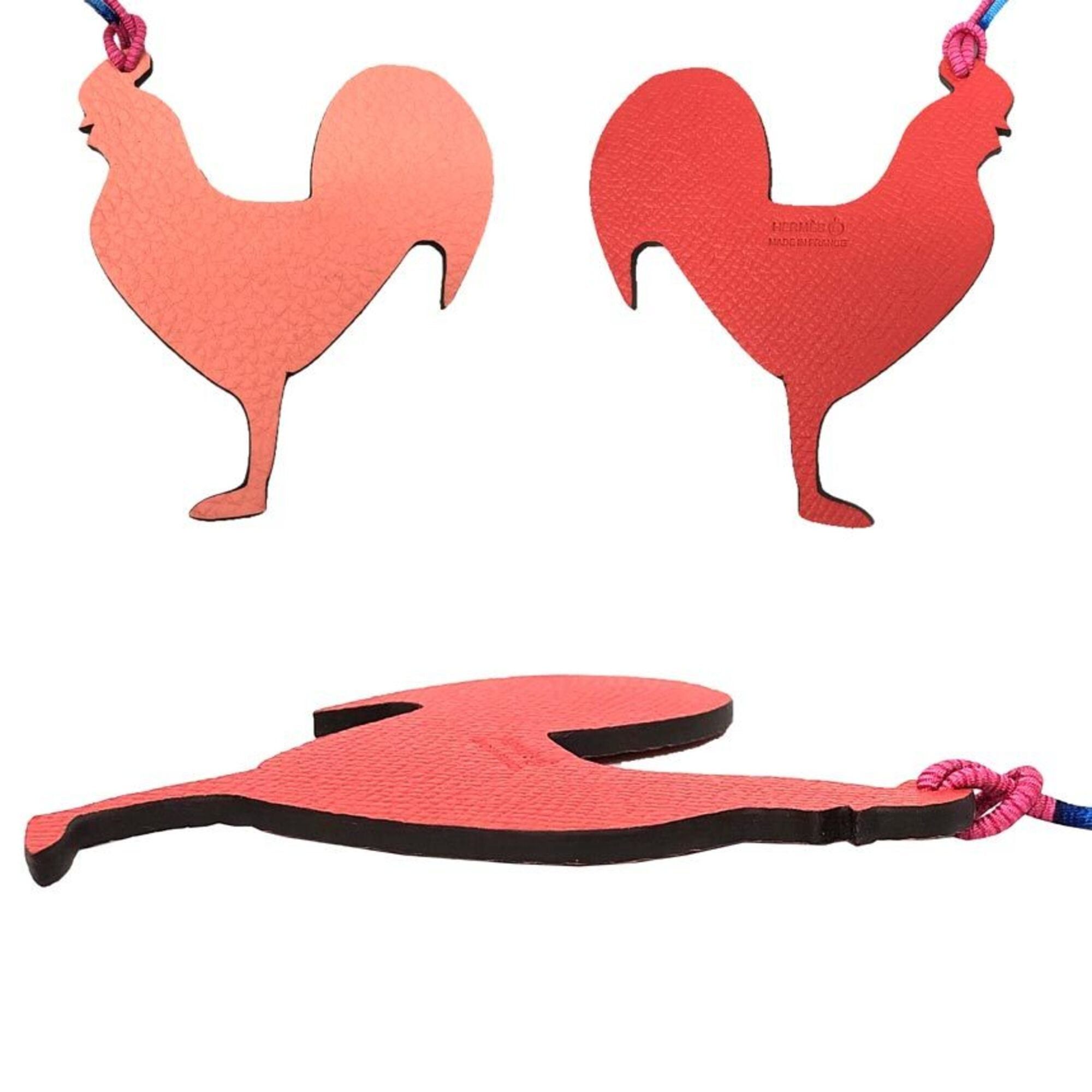 Hermes Hermes Petit H bag charm, chicken/bird design, COQ PM H1053268 01 Size ONE SIZE - 2 Thumbnail