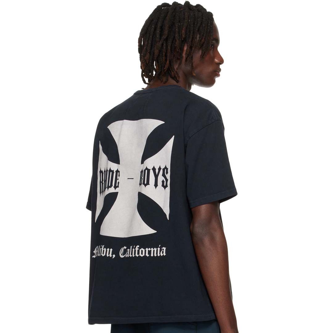 Rhude Boys West Coast Black Tee Size US XS / EU 42 / 0 - 2 Thumbnail