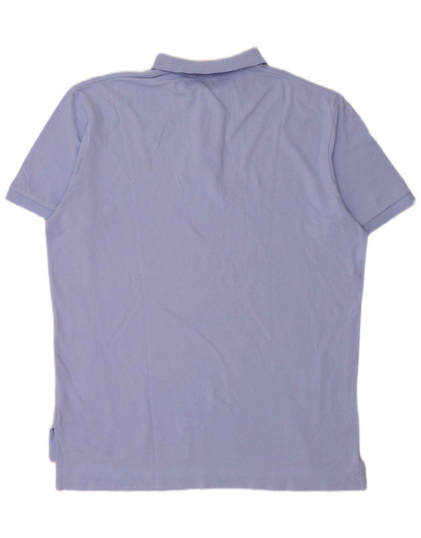 Polo Ralph Lauren Mens Classic Fit Polo Shirt XL Blue Cotton Size US L / EU 52-54 / 3 - 2 Thumbnail