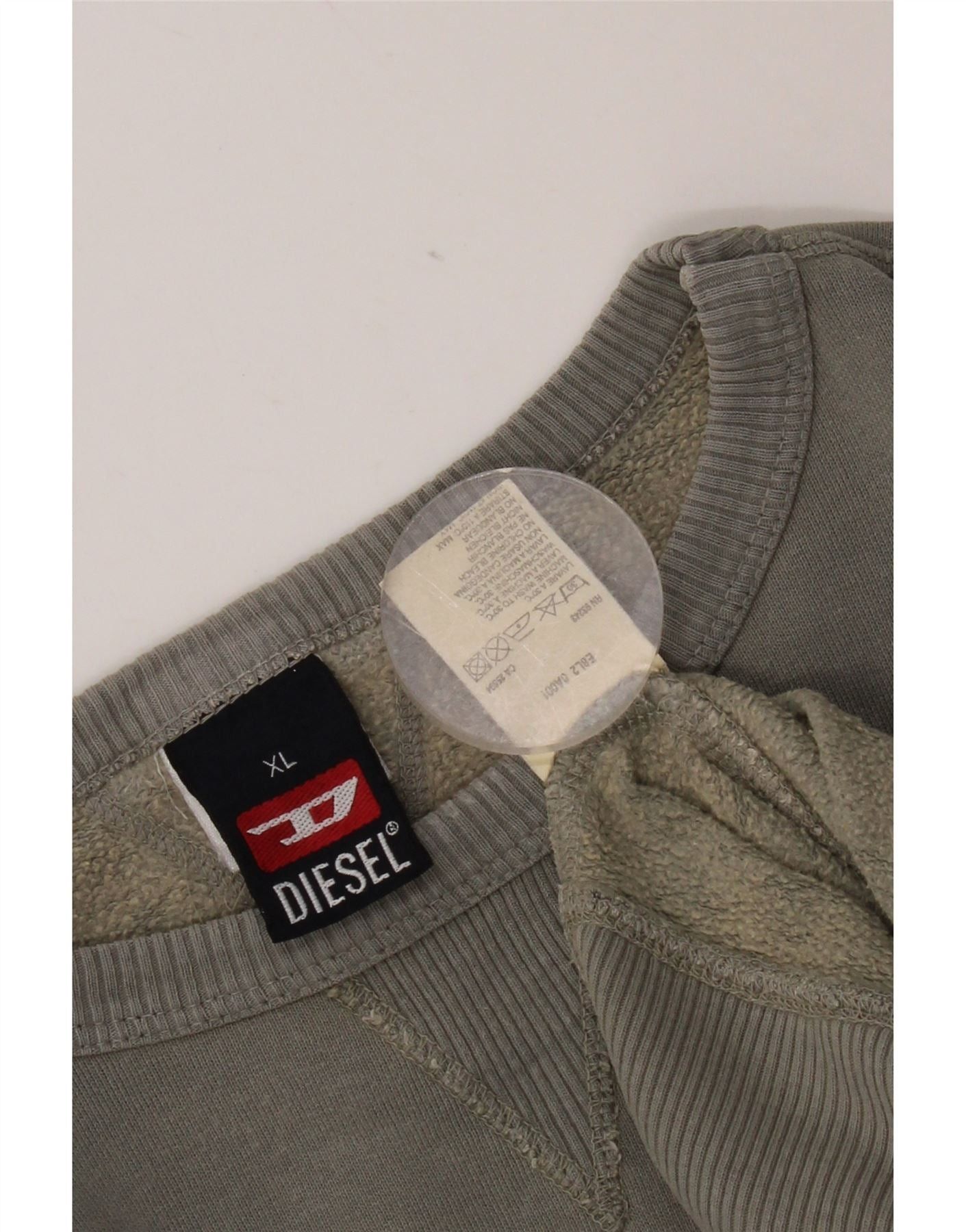 Diesel Mens Graphic Sweatshirt Jumper XL Grey Size US XL / EU 56 / 4 - 5 Thumbnail