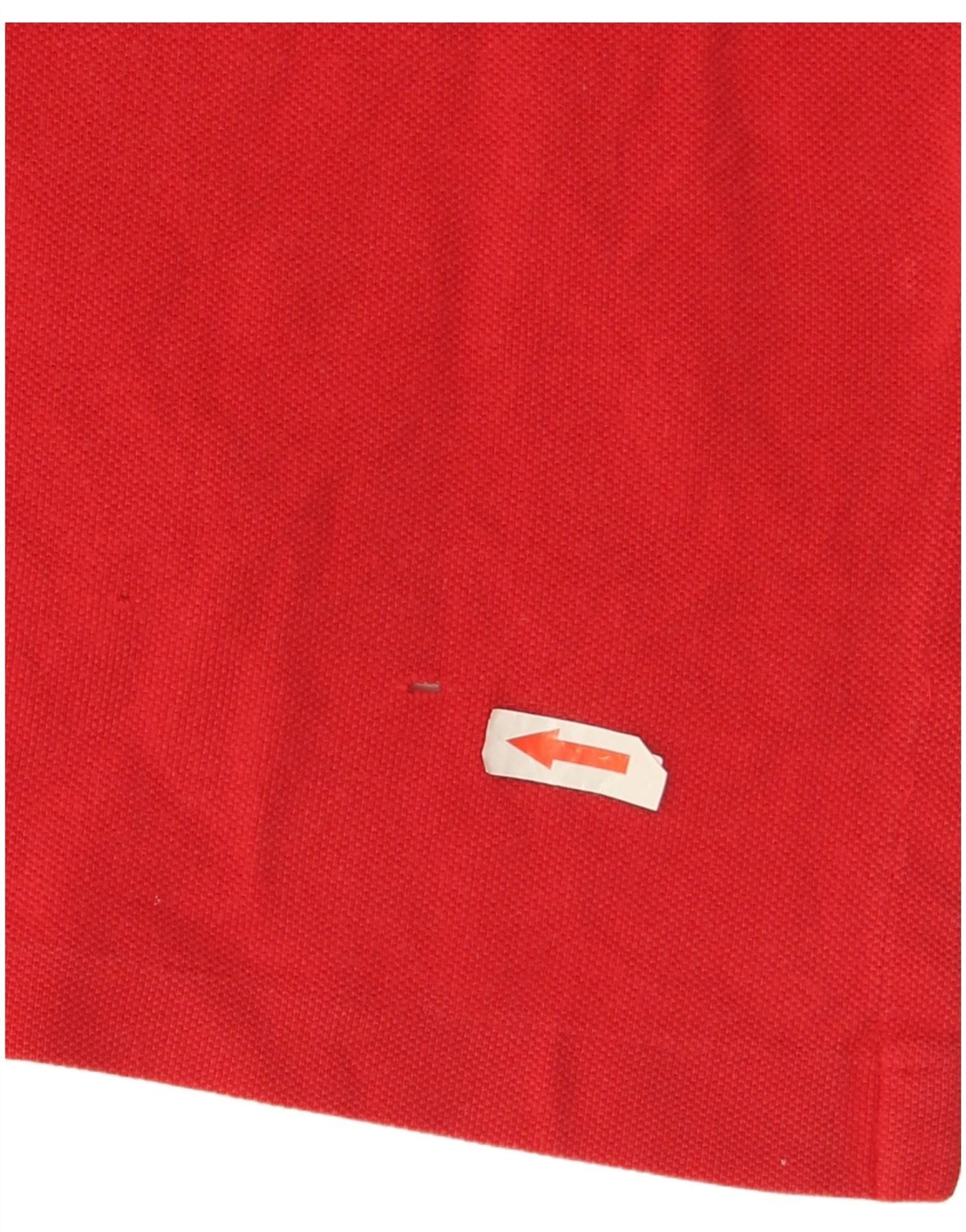 Polo Ralph Lauren Mens Custom Fit Polo Shirt XL Red Cotton Size US L / EU 52-54 / 3 - 3 Thumbnail