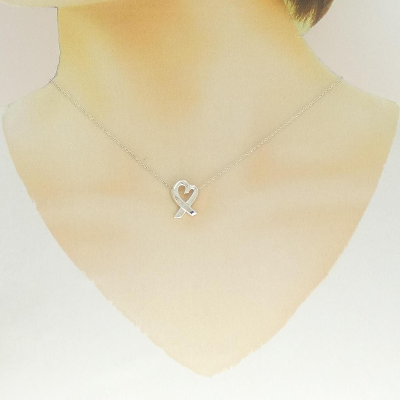 Tiffany & Co. Tiffany & Co. Tiffany & Co. Loving Heart 925 Silver Necklace Precious Metal Necklace 60022337 DUTY FREE for USA Size ONE SIZE - 6 Thumbnail