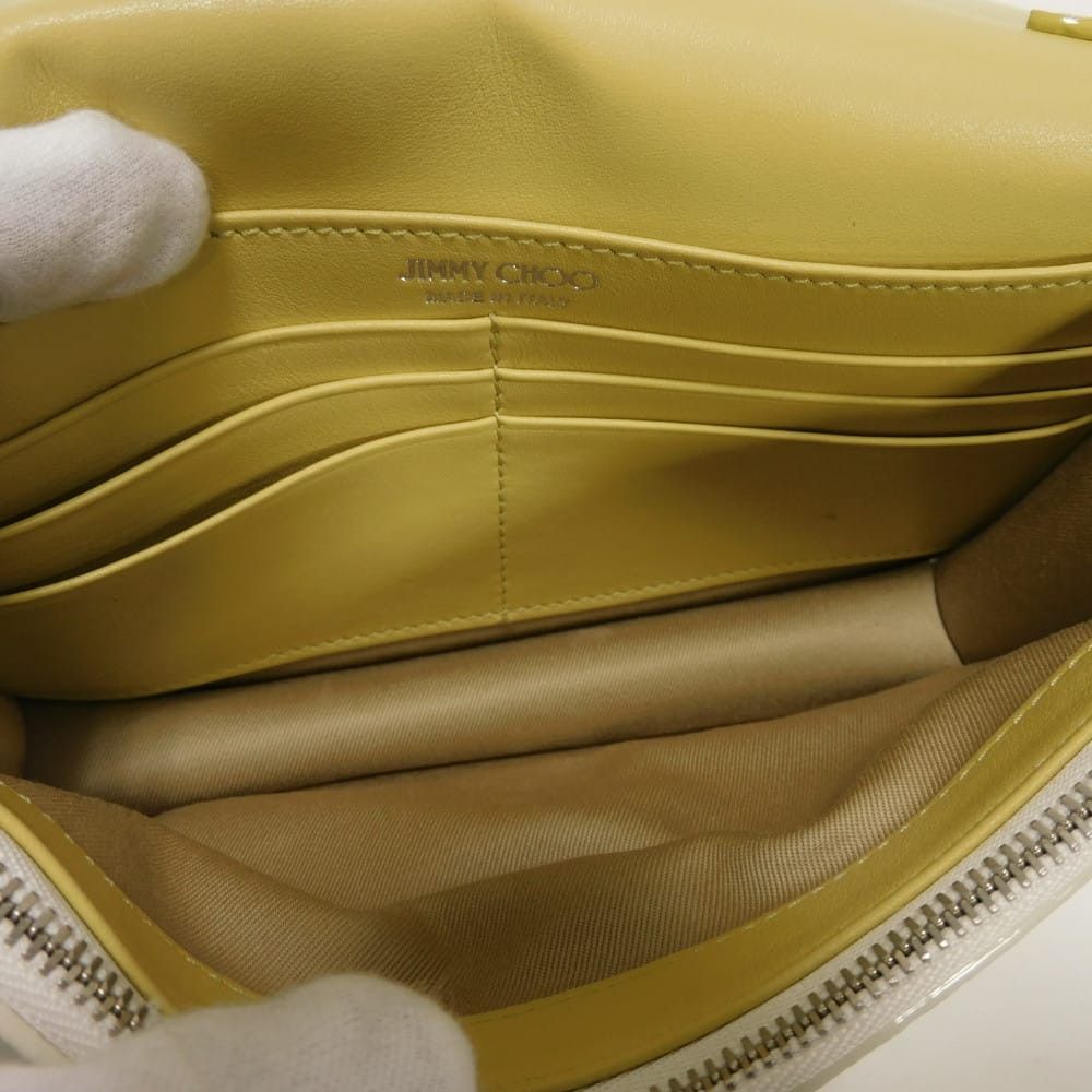 Jimmy Choo Jimmy Choo JIMMY CHOO PALACE Soft Grained Calf Leather Chain Wallet Shoulder Bag Leather Shoulder Bag PALACEUUF8866 DUTY FREE for USA Size ONE SIZE - 8 Thumbnail