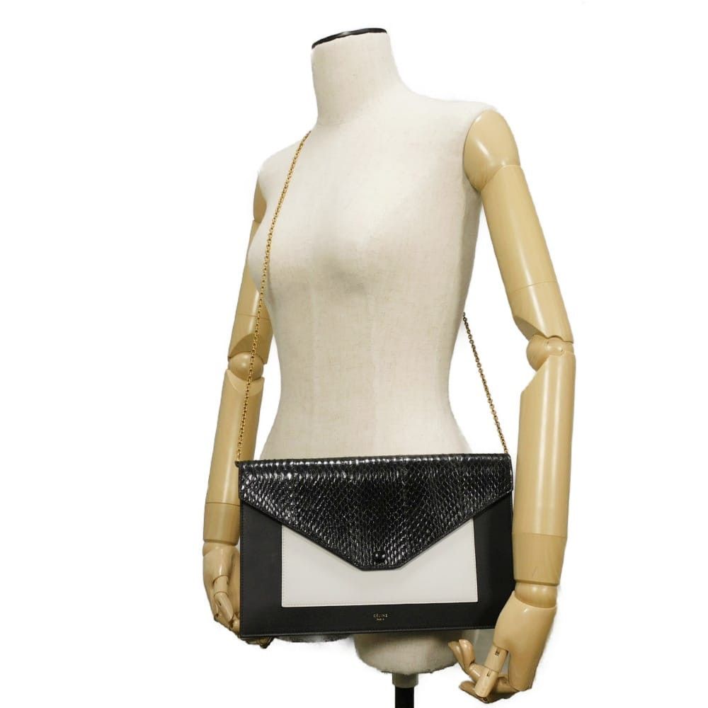 Celine Celine CELINE Chain Crossbody Lambskin Shoulder Bag Leather Shoulder Bag 105204 DUTY FREE for USA Size ONE SIZE - 3 Thumbnail