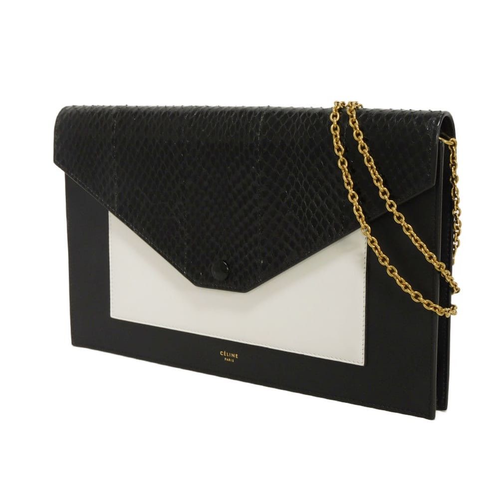 Celine Celine CELINE Chain Crossbody Lambskin Shoulder Bag Leather Shoulder Bag 105204 DUTY FREE for USA Size ONE SIZE - 2 Thumbnail