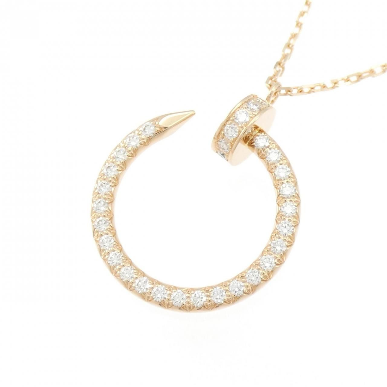Cartier Cartier Cartier Juste Un Clou 750 Pink Gold Diamond Necklace Precious Metal Necklace DUTY FREE for USA Size ONE SIZE - 3 Thumbnail