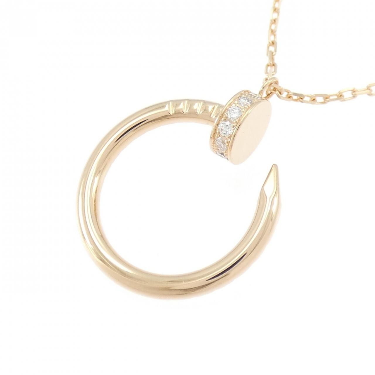 Cartier Cartier Cartier Juste Un Clou 750 Pink Gold Diamond Necklace Precious Metal Necklace DUTY FREE for USA Size ONE SIZE - 4 Thumbnail
