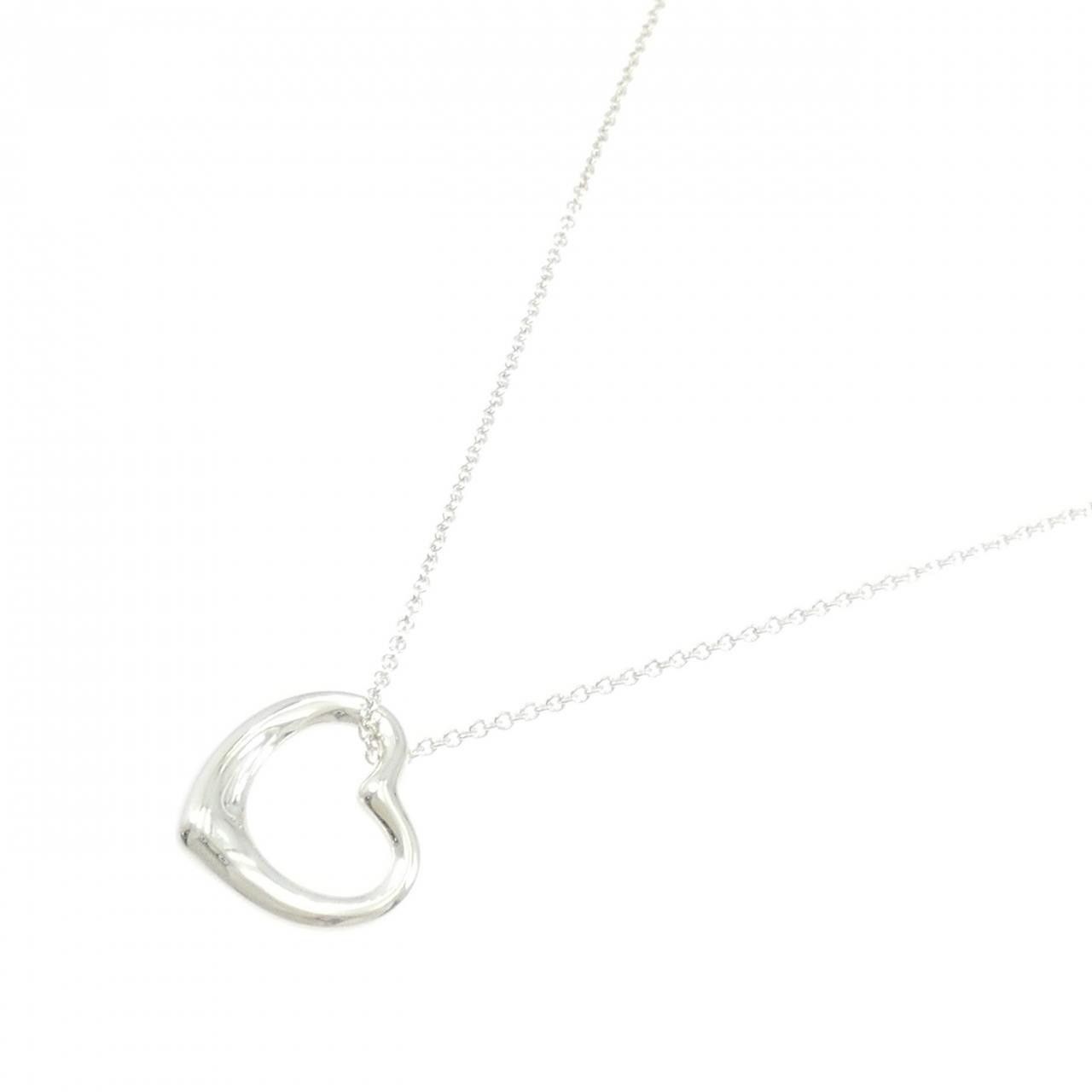 Tiffany & Co. Tiffany & Co. Tiffany Open Heart 925 Silver Necklace Precious Metal Necklace 60020474 DUTY FREE for USA Size ONE SIZE - 2 Thumbnail