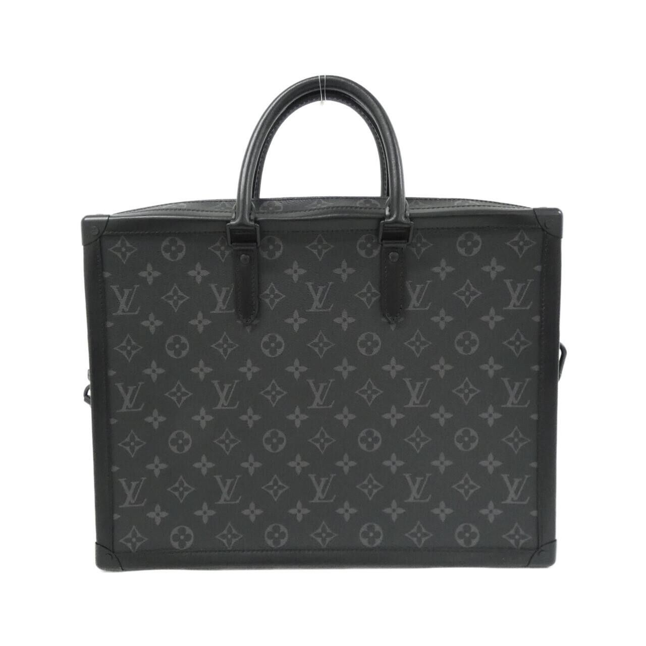 Louis Vuitton Louis Vuitton Louis Vuitton Soft Trunk Briefcase Monogram Eclipse Briefcase Textile Business Bag M44952 DUTY FREE for USA Size ONE SIZE - 2 Thumbnail