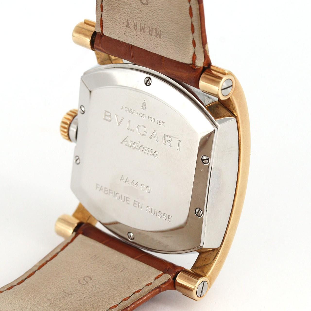 Bvlgari Bvlgari Bulgari Assioma Stainless Steel Yellow Gold Automatic Metal Automatic AA44SG/AA44C6SGLD DUTY FREE for USA Size ONE SIZE - 6 Thumbnail