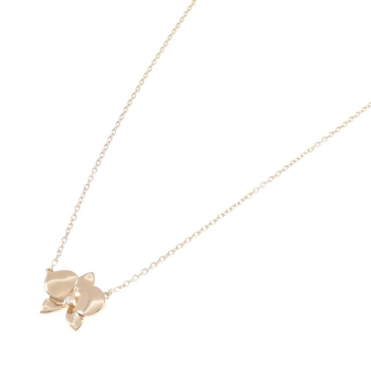 Cartier Cartier Cartier Caresse d’Orchidées Au750 Pink Gold Diamond Necklace Precious Metal Necklace DUTY FREE for USA Size ONE SIZE - 2 Thumbnail