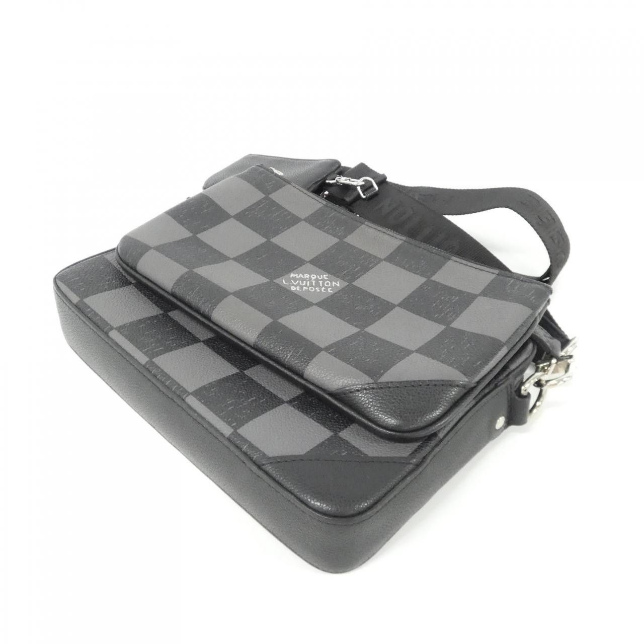 Louis Vuitton Louis Vuitton Louis Vuitton Damier Checkerboard Trio Messenger Calf Shoulder Bag Leather Shoulder Bag N80401 DUTY FREE for USA Size ONE SIZE - 3 Thumbnail