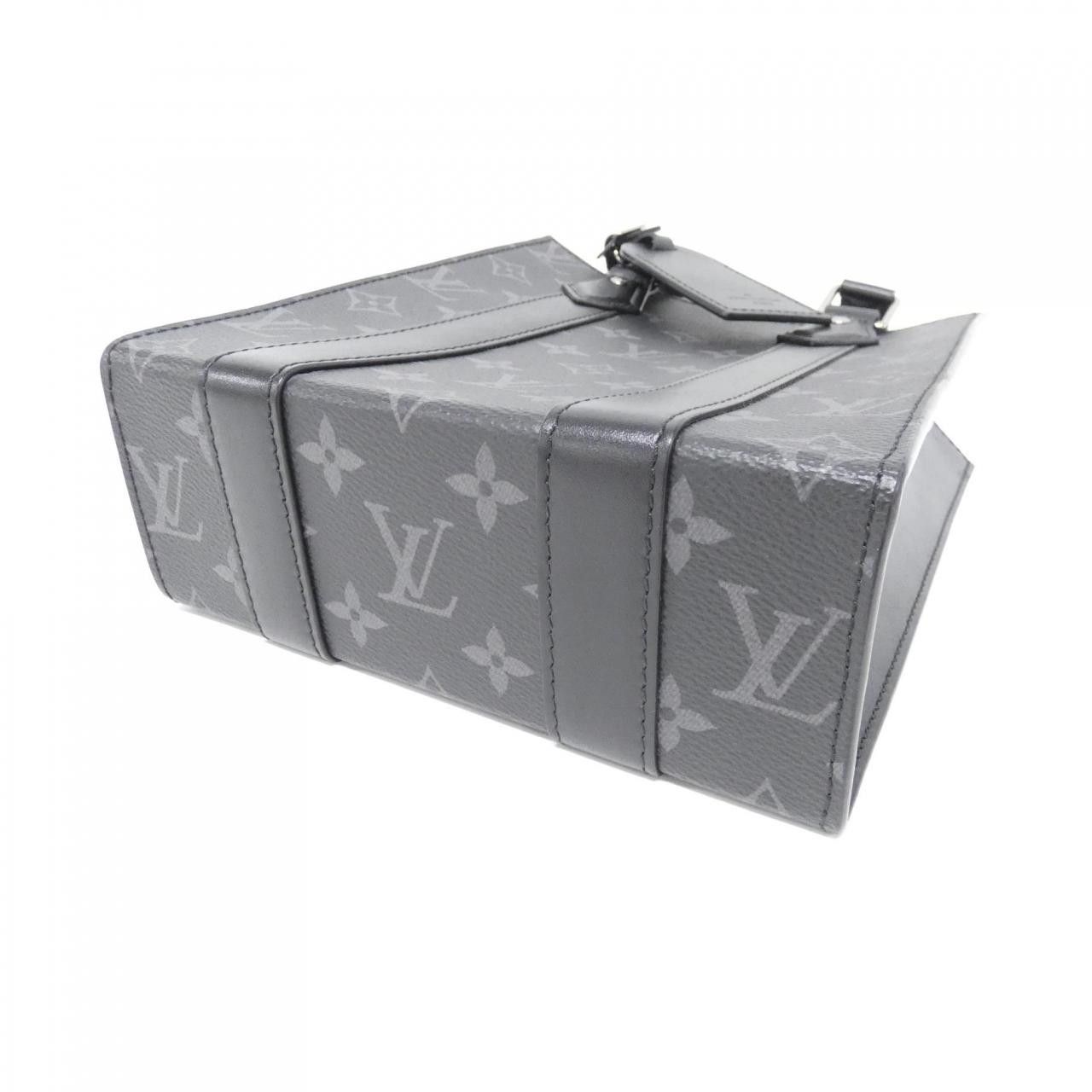 Louis Vuitton Louis Vuitton Louis Vuitton Monogram Eclipse Sac Plat Mini Coated Canvas Shoulder Bag Textile Crossbody Bag M46453 DUTY FREE for USA Size ONE SIZE - 2 Thumbnail