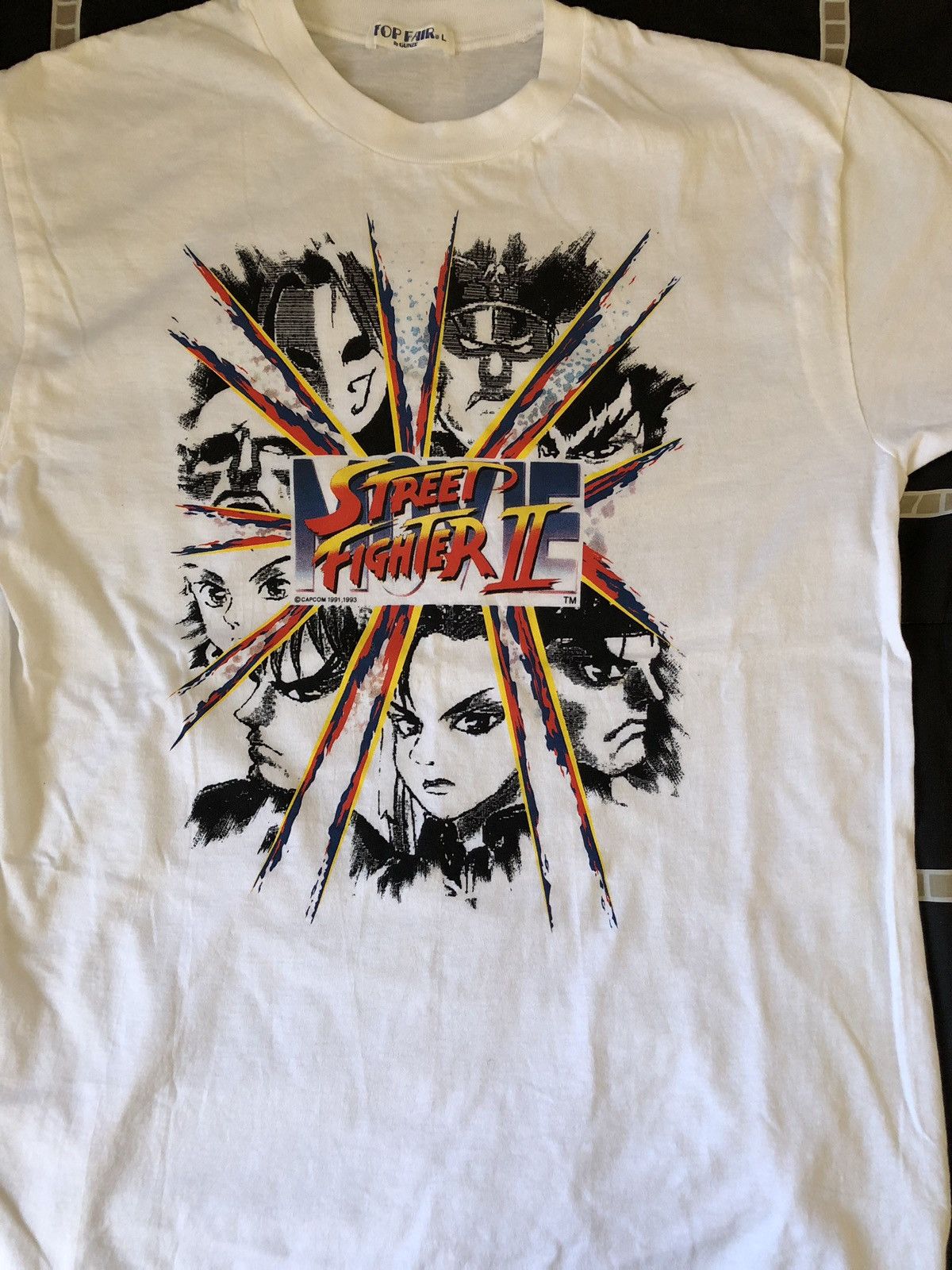 Vintage Street fighter streetwear movie tee