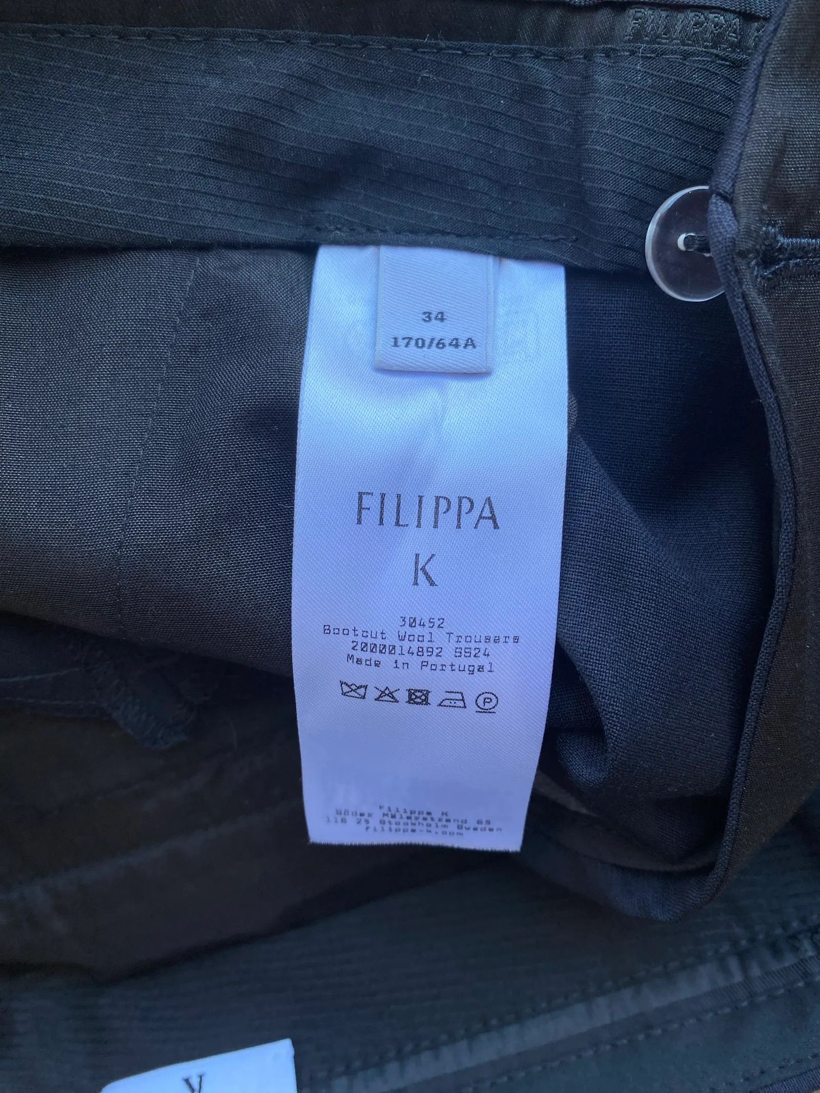 Filippa K Filippa K Bootcut Wool Trousers Pants Size 25" / US 0 / IT 36 - 4 Thumbnail