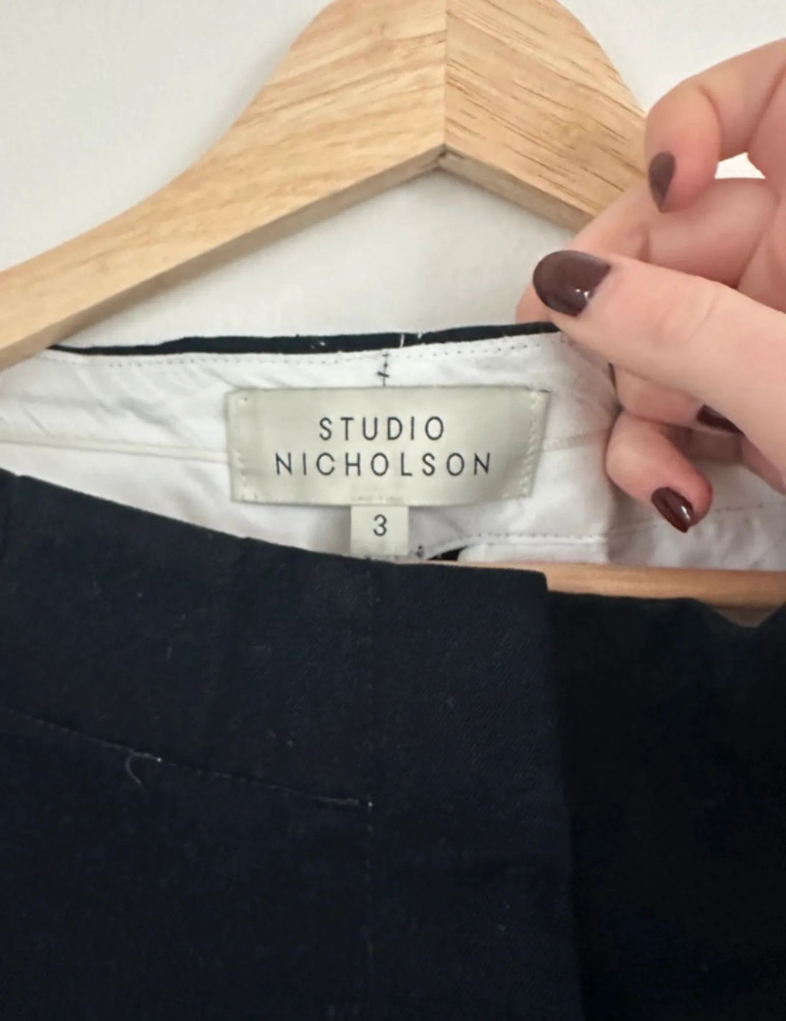 Studio Nicholson Studio Nicholson Dordoni Pants Size 27" / US 4 / IT 40 - 2 Thumbnail