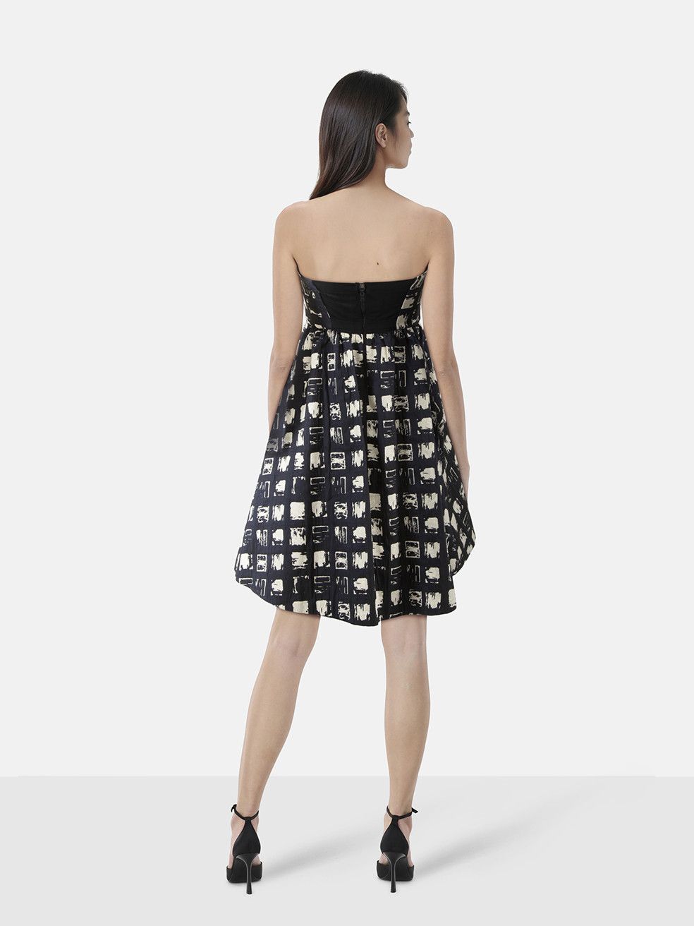Alice + Olivia Patterned Strapless Dress Size M / US 6-8 / IT 42-44 - 2 Thumbnail