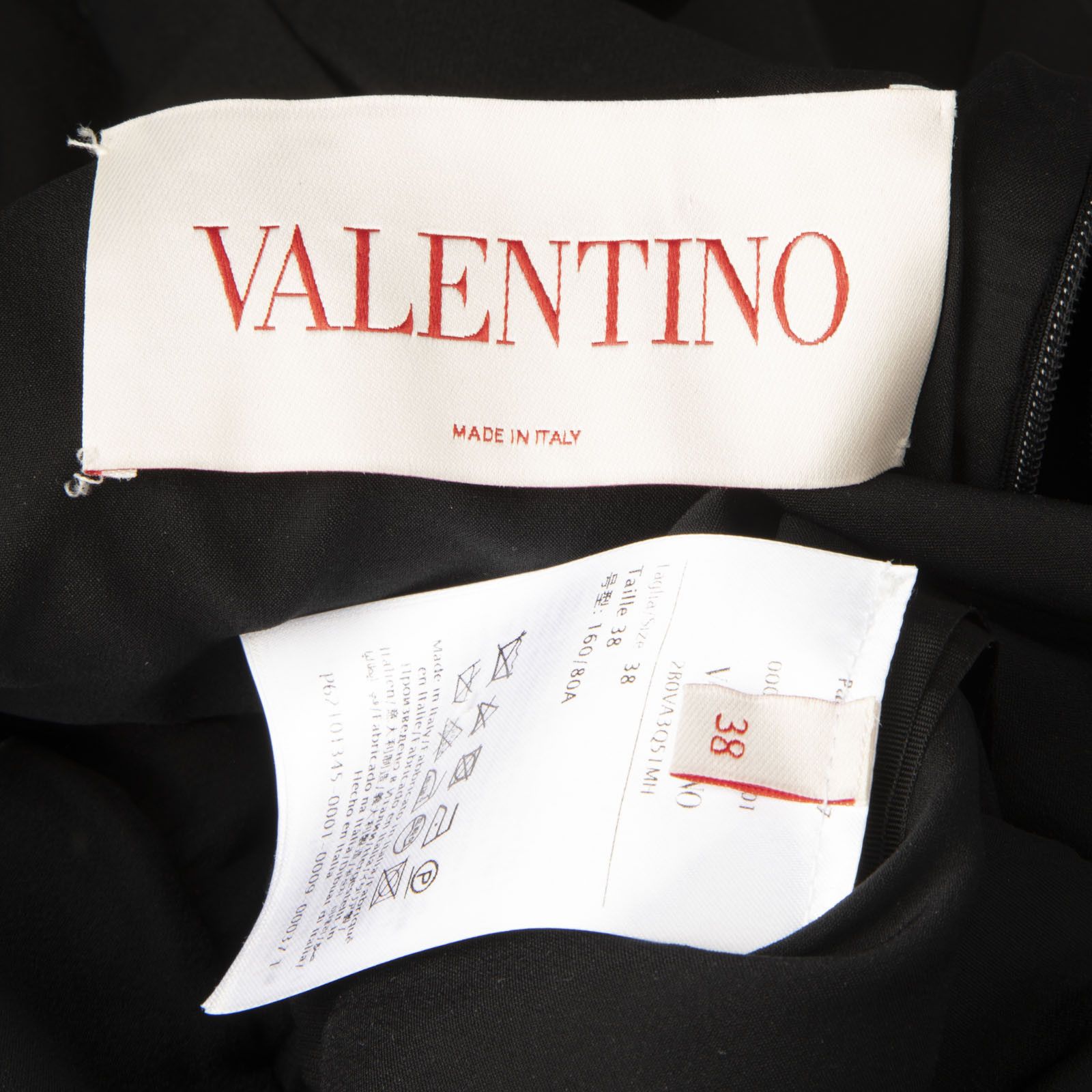 Valentino Black Silk Pleated Maxi Cape Dress Size XS / US 0-2 / IT 36-38 - 14 Thumbnail