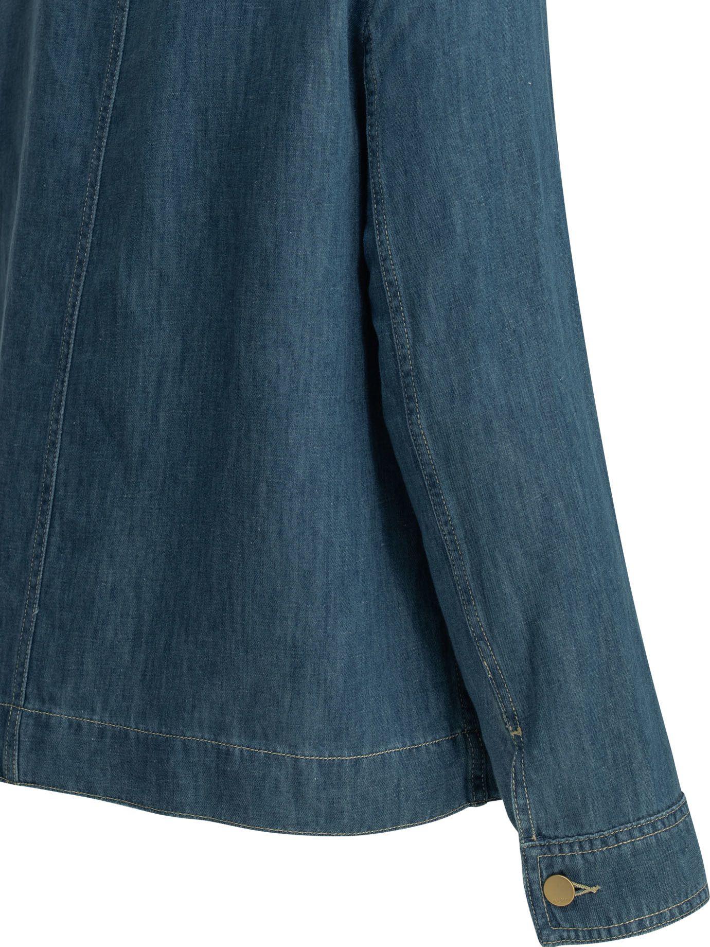 Max Mara Casual Denim Shirt Size M / US 6-8 / IT 42-44 - 4 Thumbnail