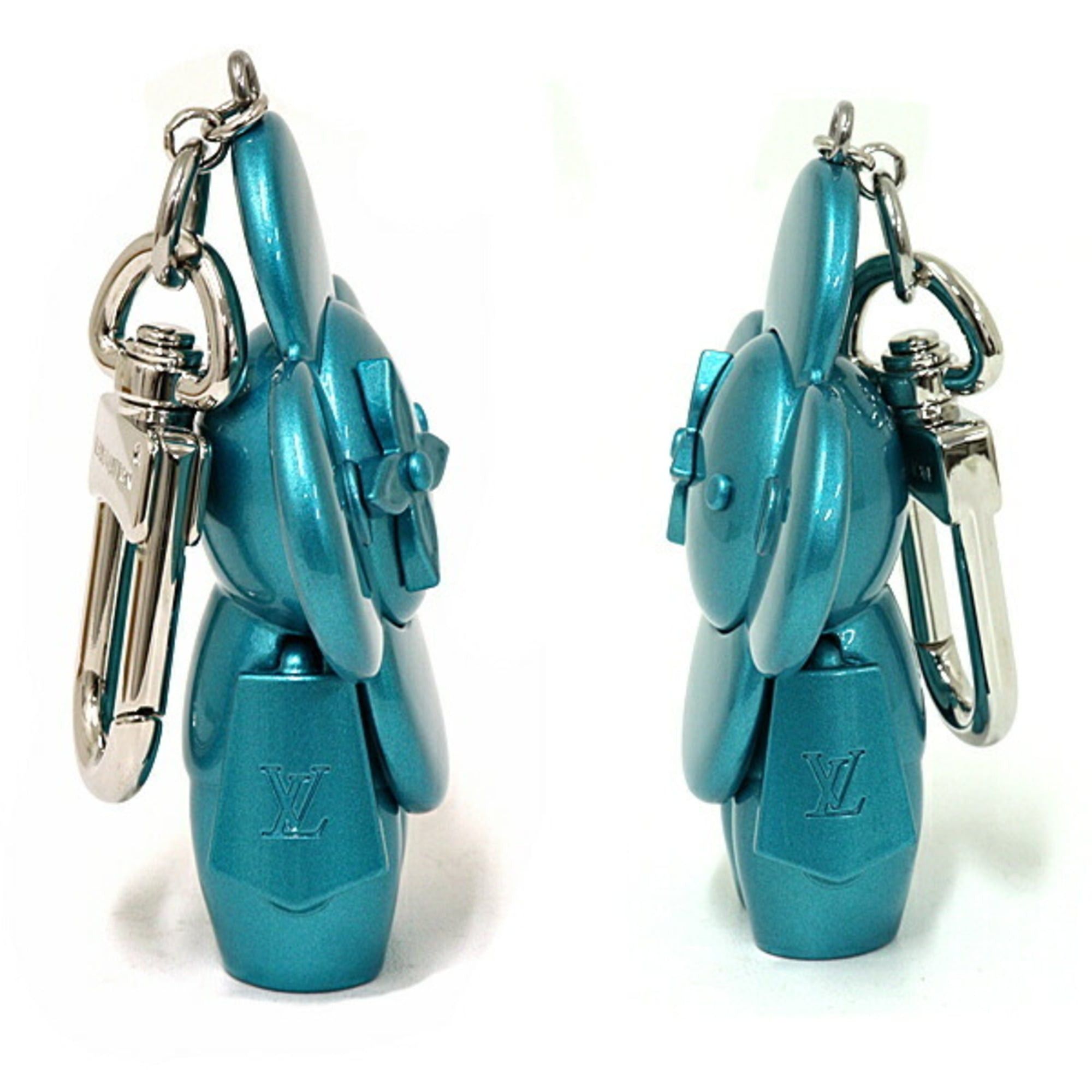 Louis Vuitton Louis Vuitton Bijou Sac Vivienne Metal Bag Charm Keychain M00484 Turquoise Size ONE SIZE - 4 Thumbnail