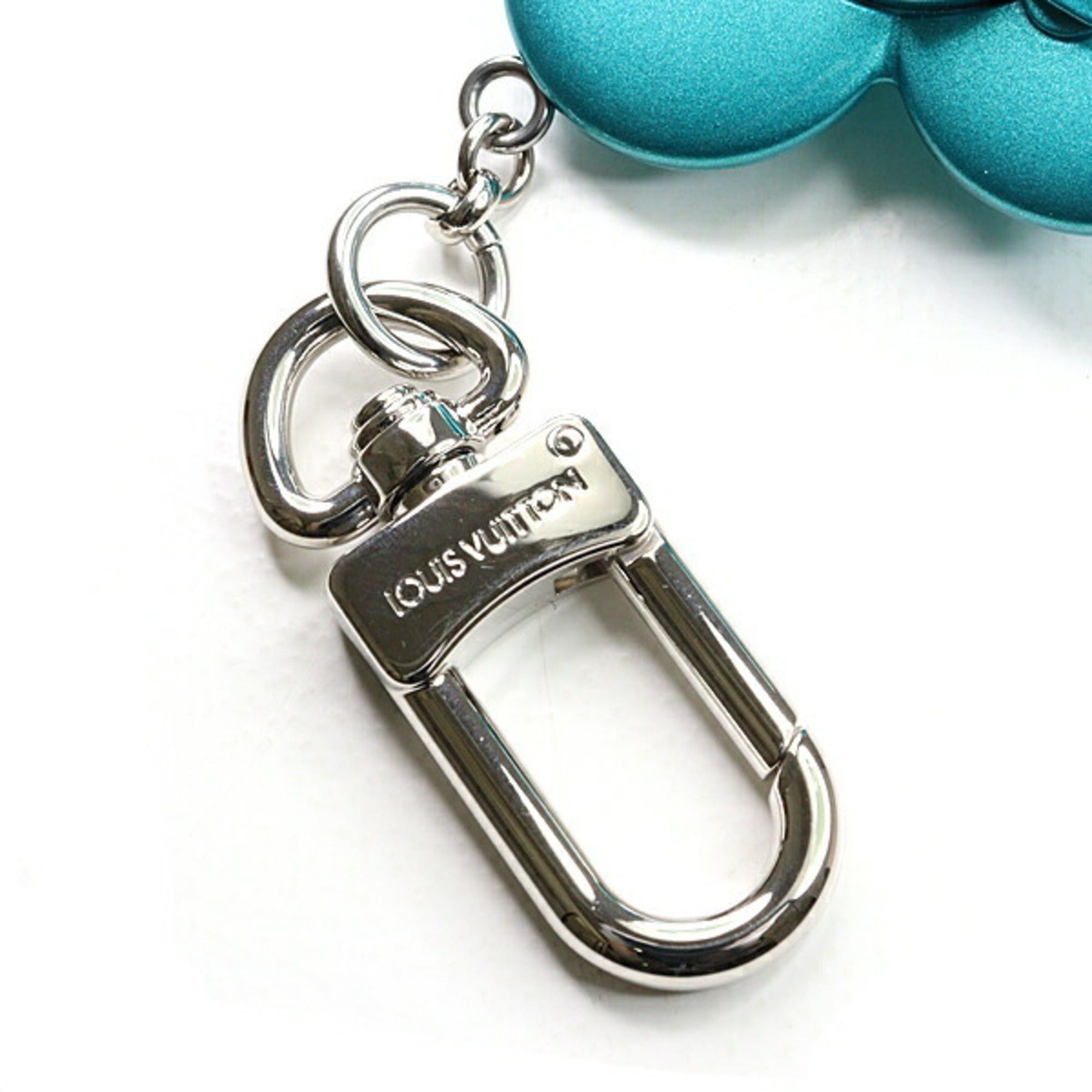 Louis Vuitton Louis Vuitton Bijou Sac Vivienne Metal Bag Charm Keychain M00484 Turquoise Size ONE SIZE - 5 Thumbnail