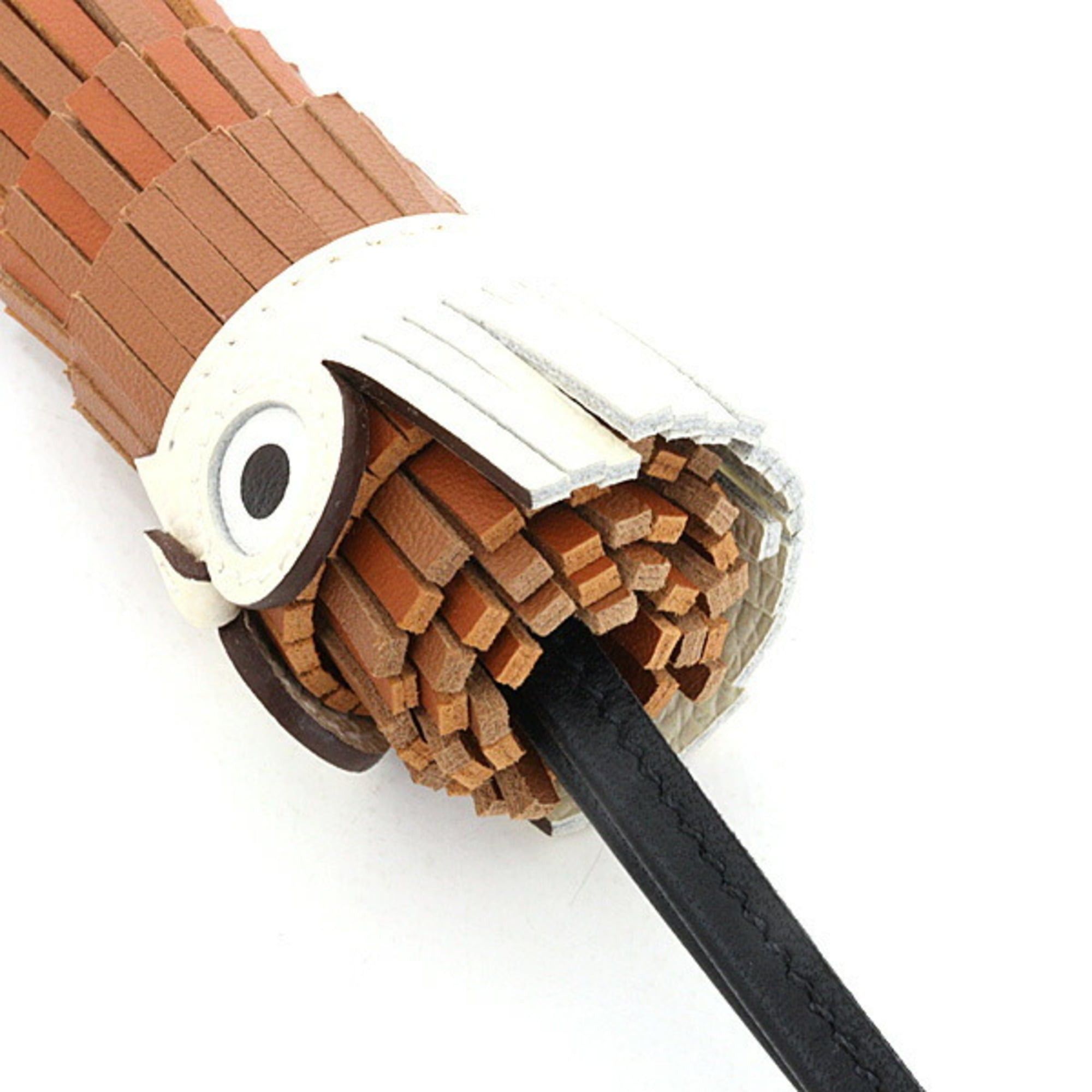 Hermes Hermes Bag Charm Chouette Brown Lambskin/Epsom/Swift Owl W Stamp (2024) S Size ONE SIZE - 5 Thumbnail