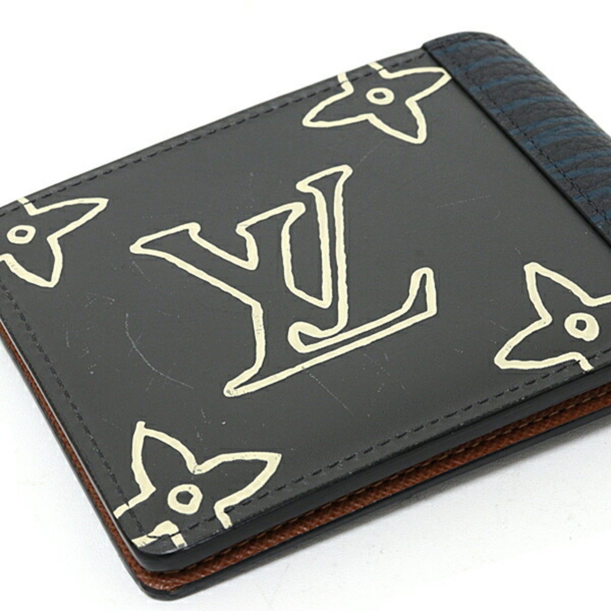 Louis Vuitton Louis Vuitton Portefeuille Multiple Patchwork Bi-fold Wallet, Monogram Eclipse, M69699 Size ONE SIZE - 5 Thumbnail