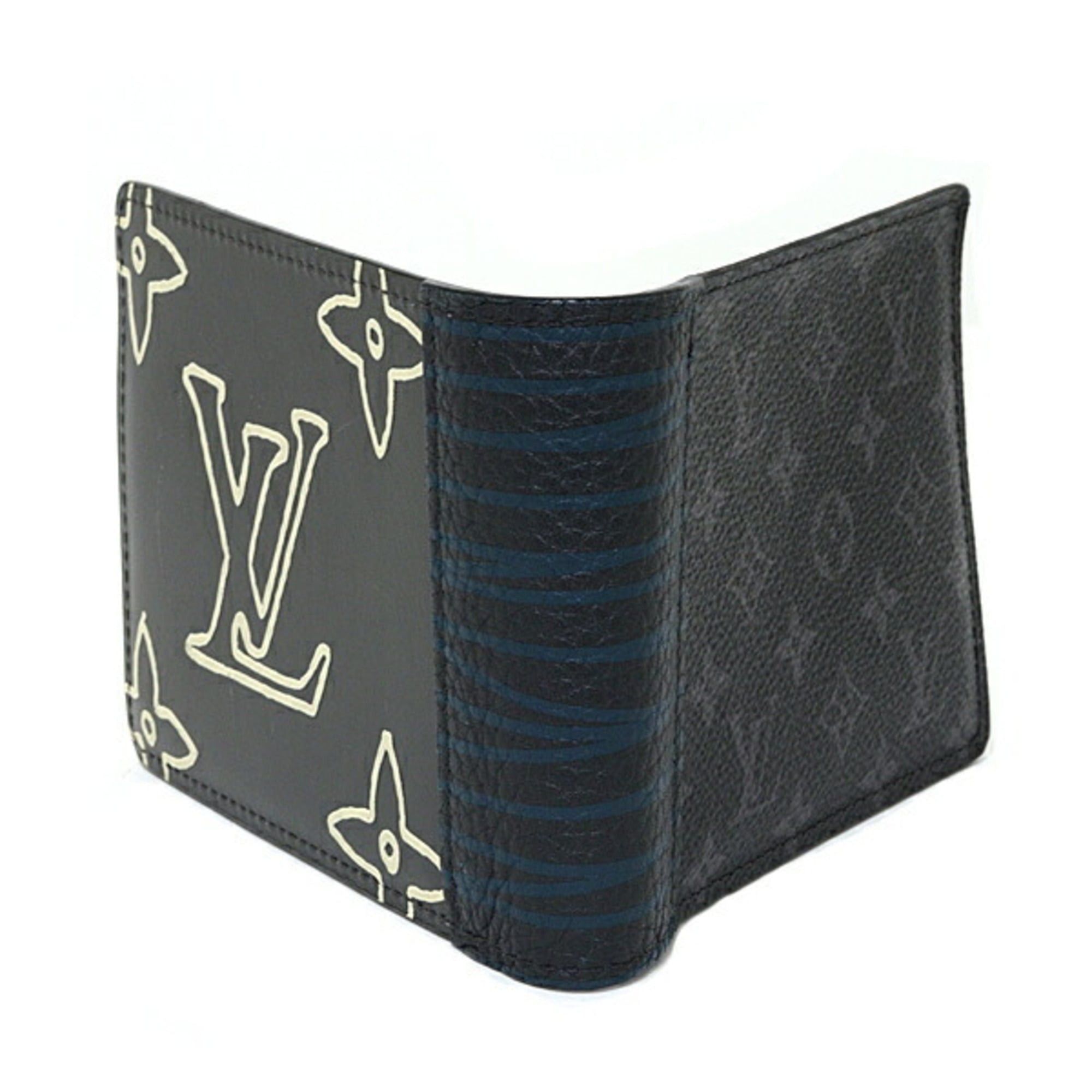 Louis Vuitton Louis Vuitton Portefeuille Multiple Patchwork Bi-fold Wallet, Monogram Eclipse, M69699 Size ONE SIZE - 3 Thumbnail