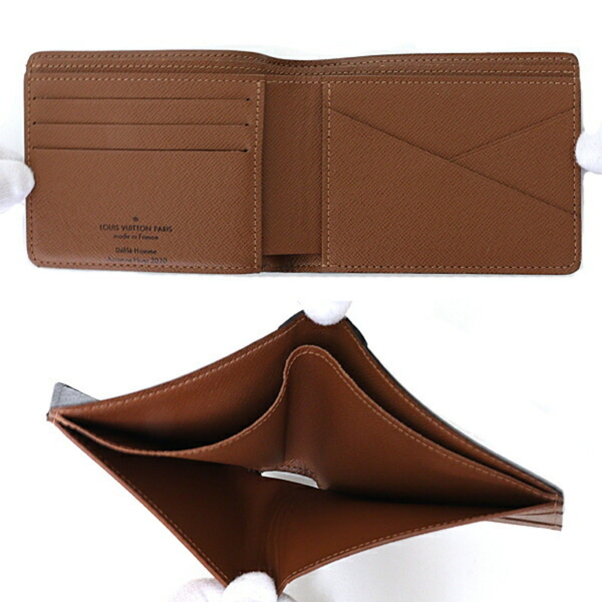 Louis Vuitton Louis Vuitton Portefeuille Multiple Patchwork Bi-fold Wallet, Monogram Eclipse, M69699 Size ONE SIZE - 6 Thumbnail
