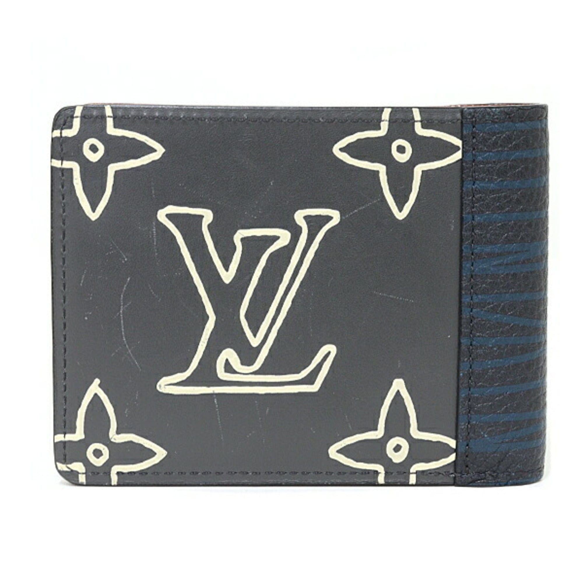 Louis Vuitton Louis Vuitton Portefeuille Multiple Patchwork Bi-fold Wallet, Monogram Eclipse, M69699 Size ONE SIZE - 2 Thumbnail