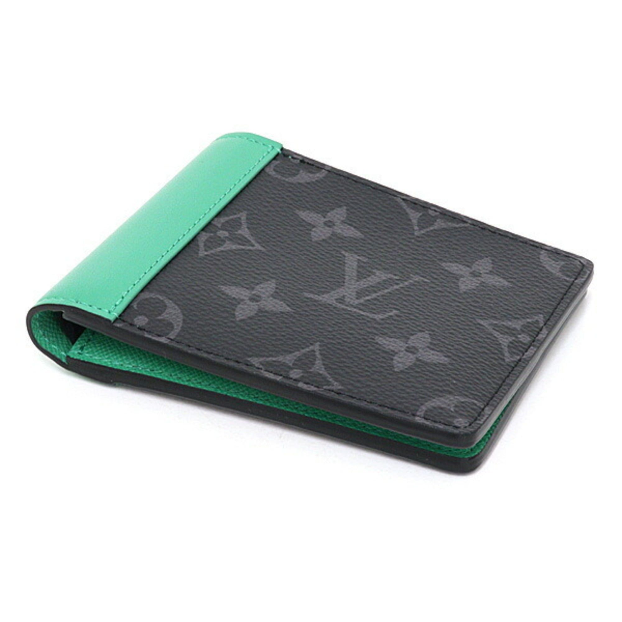Louis Vuitton Louis Vuitton Portefeuille Slender Monogram Eclipse Bamboo Green M25849 Bi-fold Wallet, Unused Size ONE SIZE - 3 Thumbnail