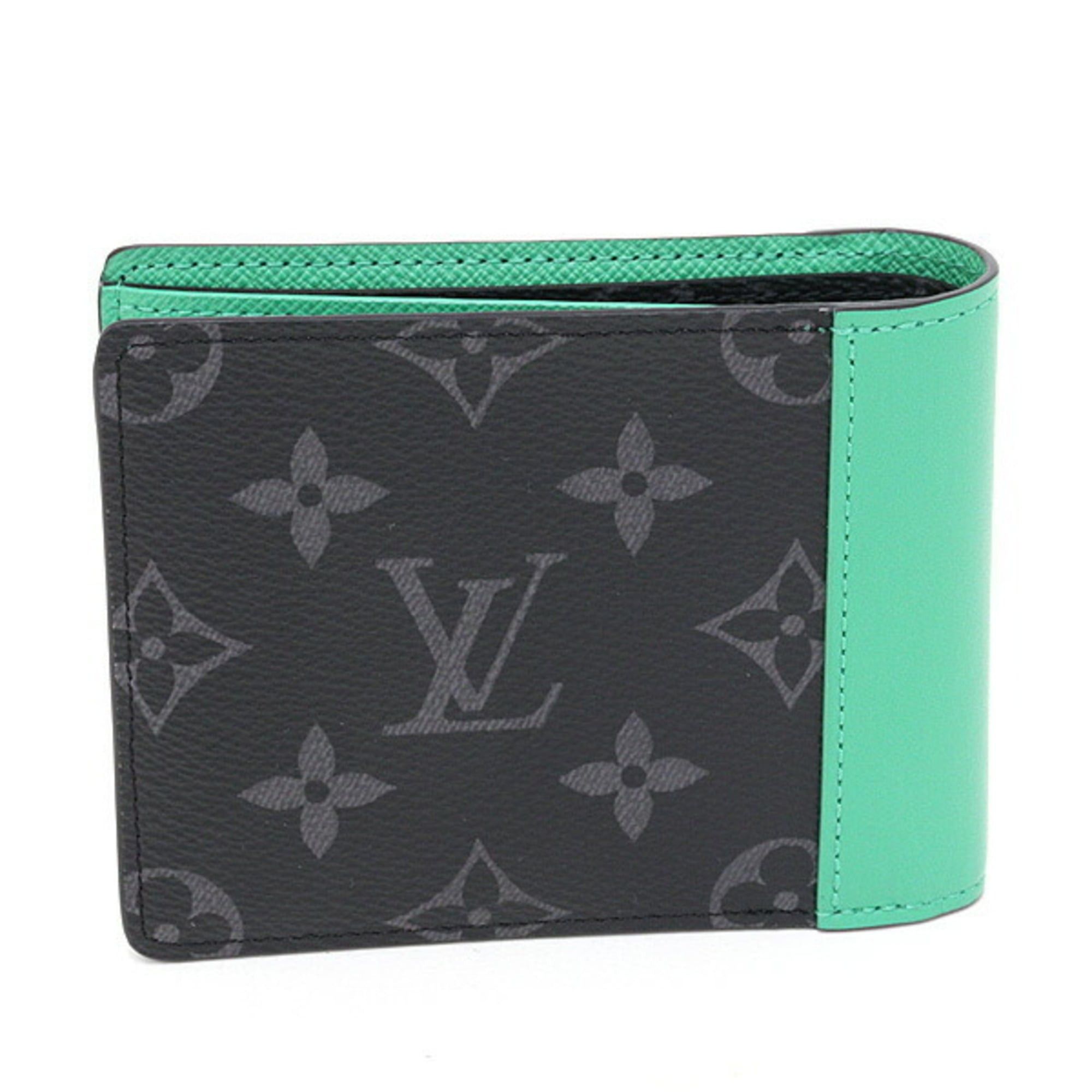 Louis Vuitton Louis Vuitton Portefeuille Slender Monogram Eclipse Bamboo Green M25849 Bi-fold Wallet, Unused Size ONE SIZE - 4 Thumbnail