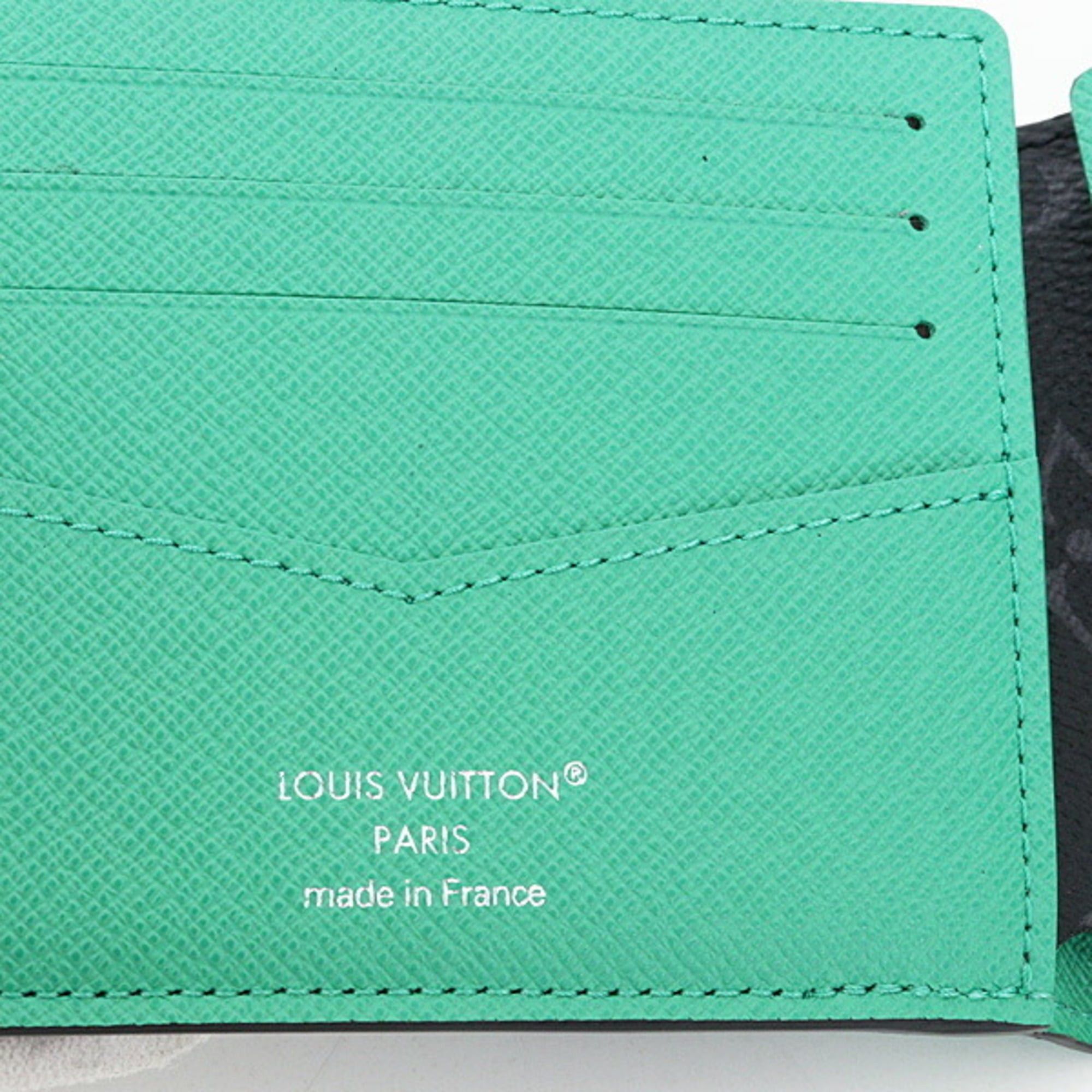 Louis Vuitton Louis Vuitton Portefeuille Slender Monogram Eclipse Bamboo Green M25849 Bi-fold Wallet, Unused Size ONE SIZE - 5 Thumbnail