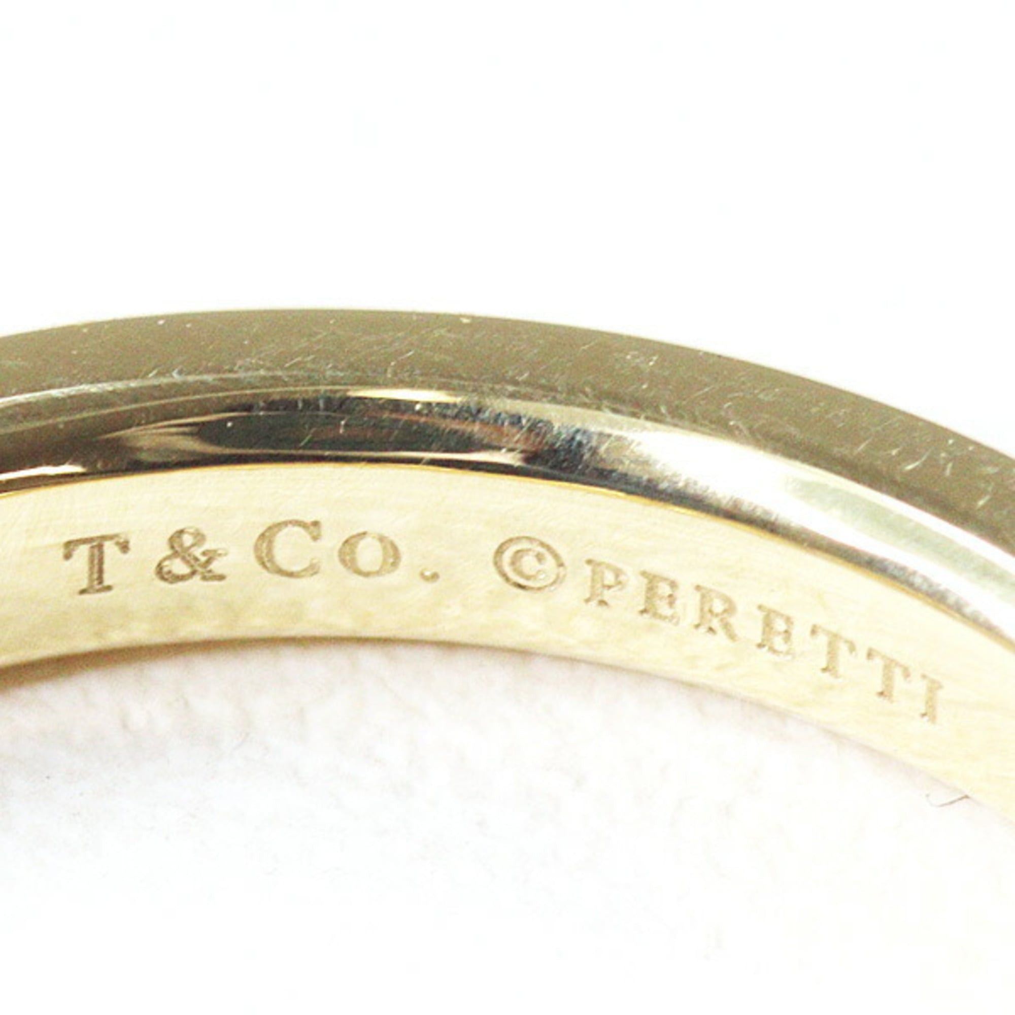 Tiffany & Co. Tiffany & Co. Elsa Peretti Stacking Band Ring, 18K Yellow Gold, 5 Diamonds, Size 8 (slightly smaller), Refinished. Size ONE SIZE - 4 Thumbnail